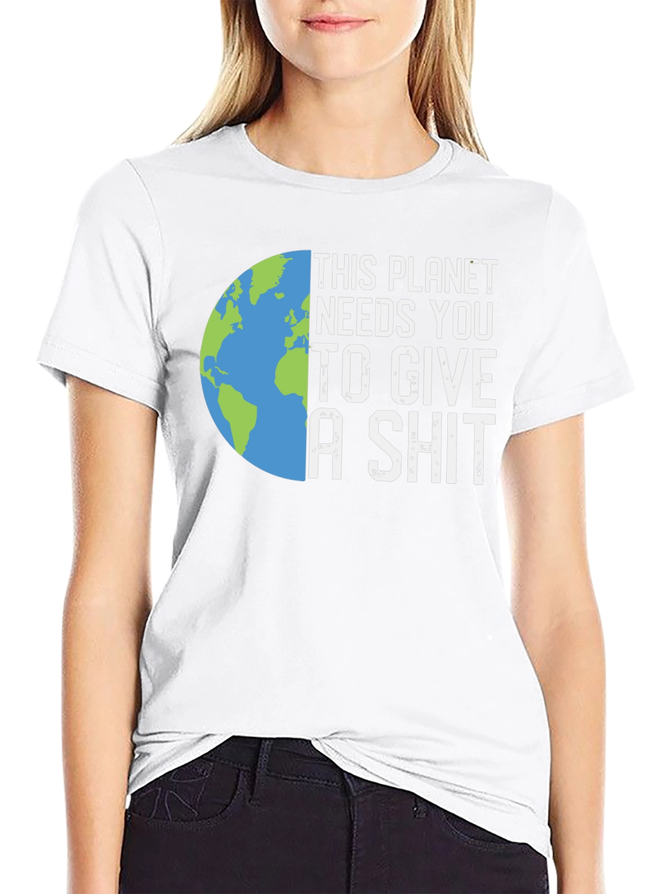 Black Planet Needs You Graphic T-Shirt view 9