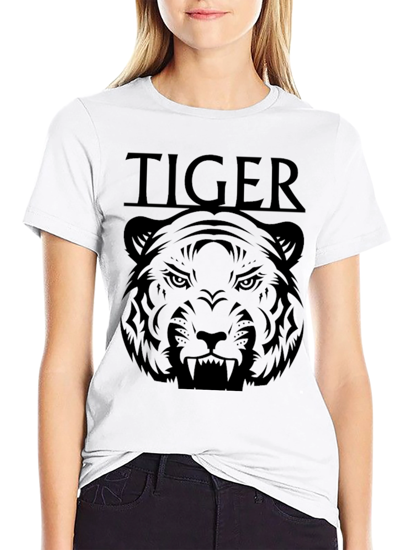 Black Tiger Graphic Tee - Fierce Style view 9