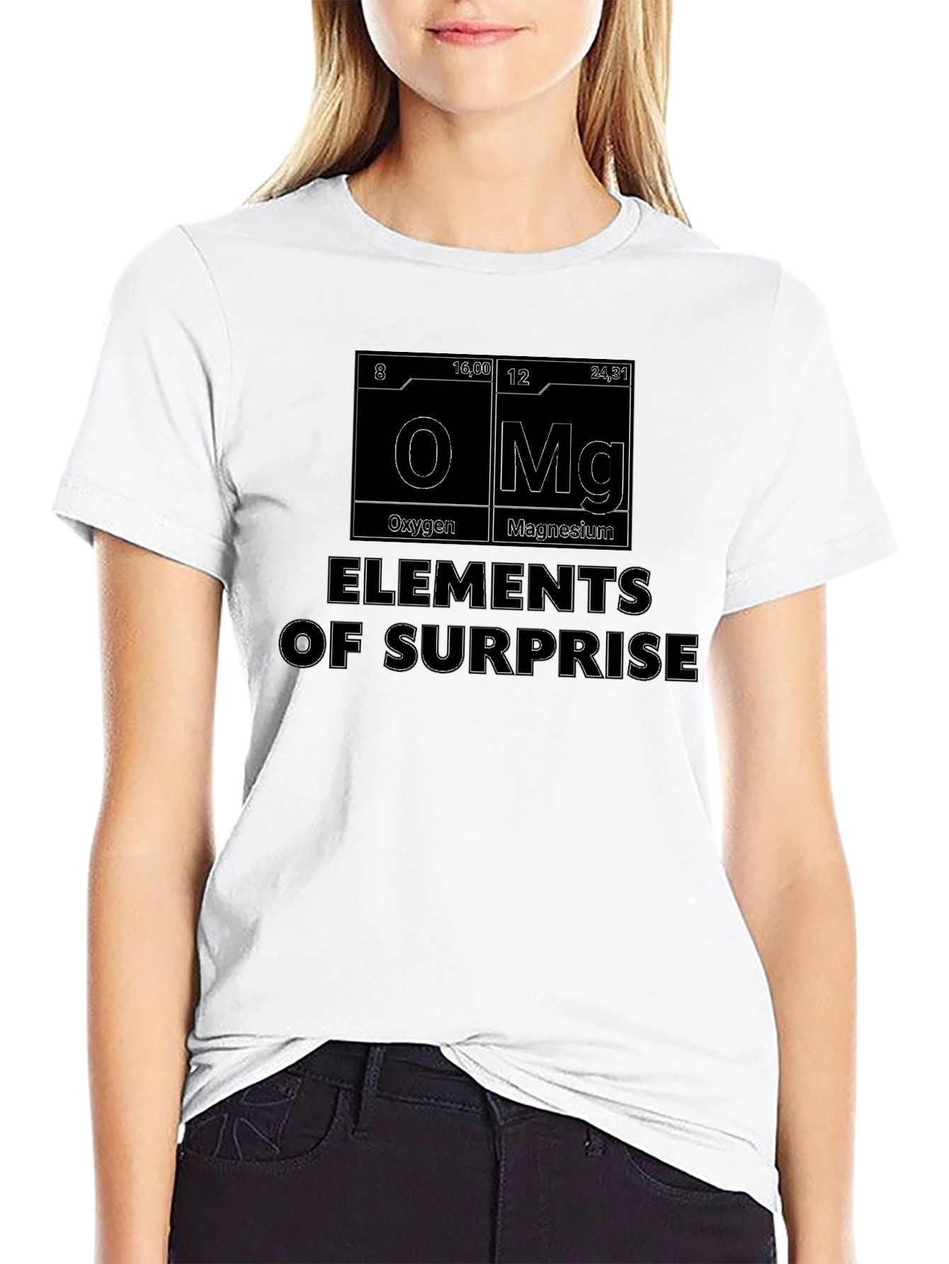 Black Elements of Surprise T-Shirt - Science Humor Tee view 9