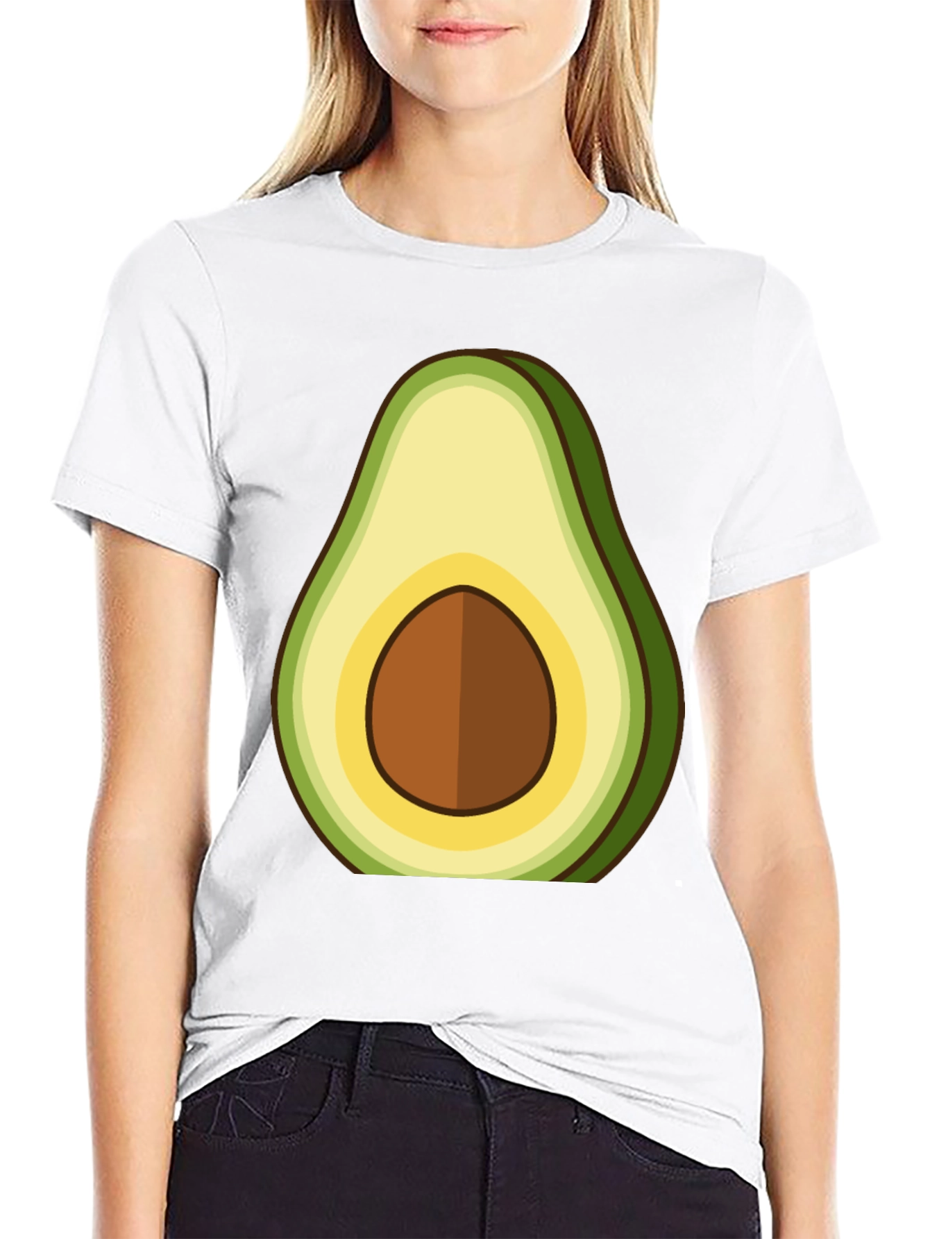 Black Avocado Graphic Tee - Fresh & Fun! view 9