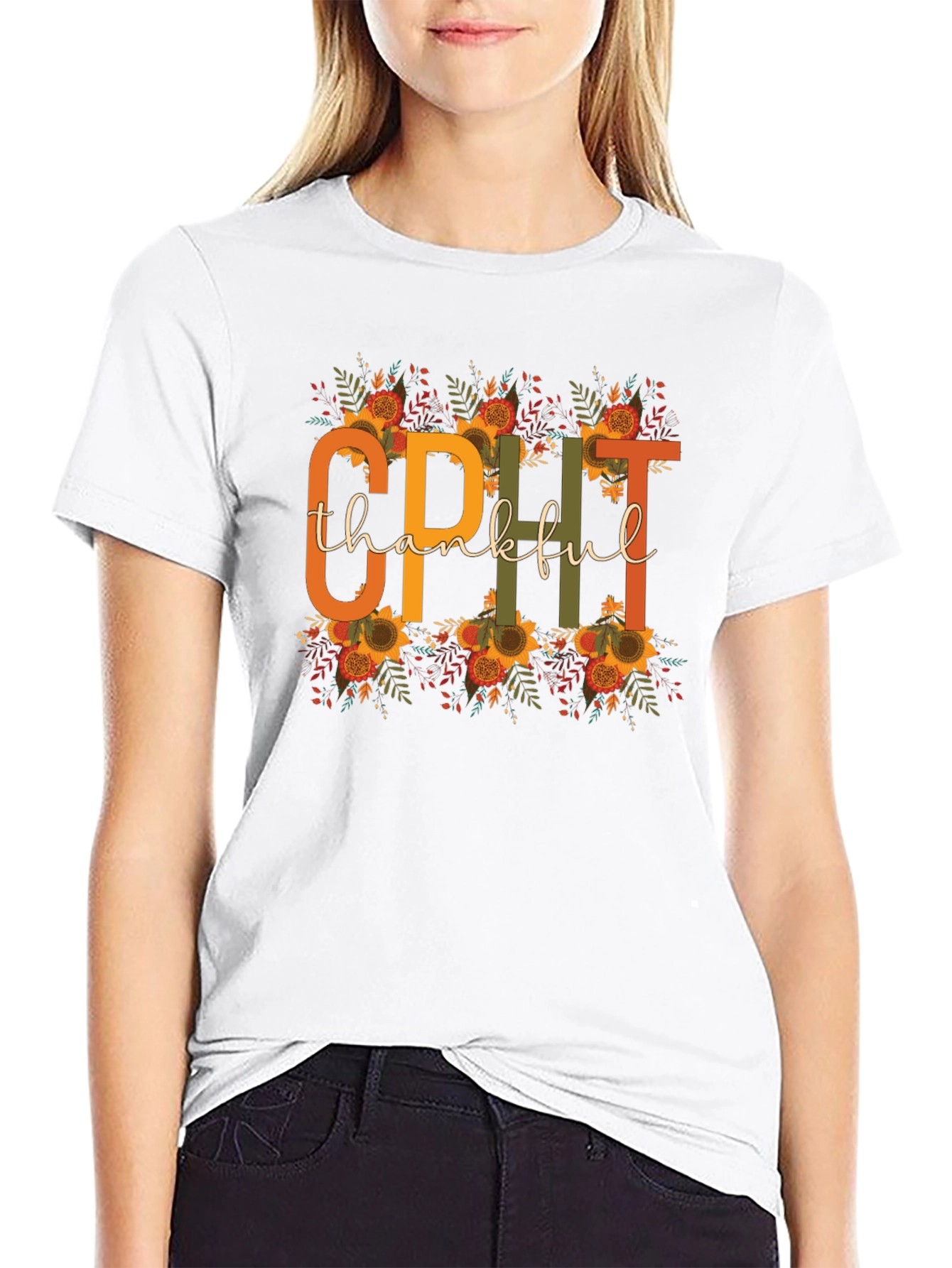 Black CPHT Thankful Graphic Tee view 9