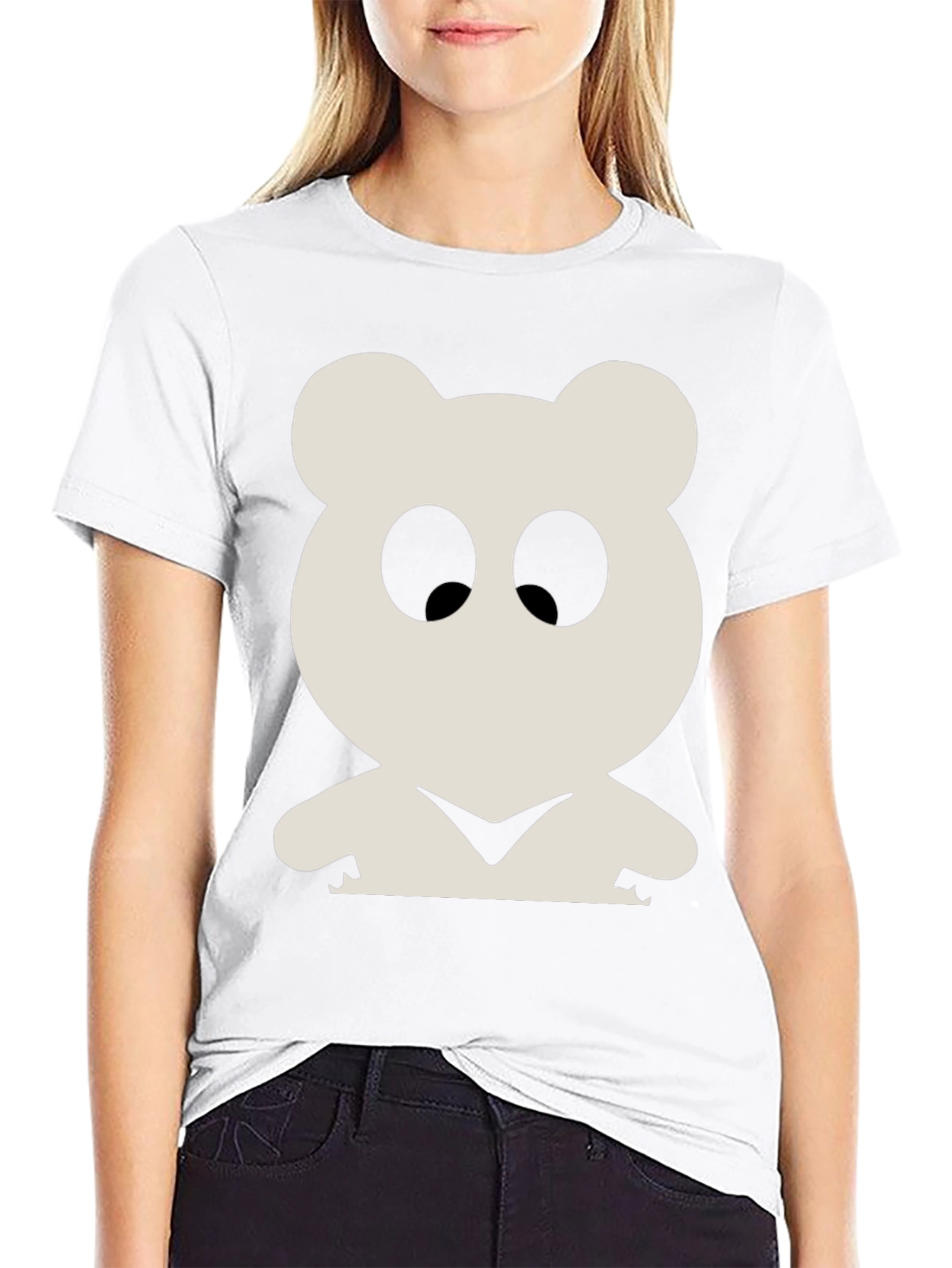 Black Bear Graphic Tee - Black Unisex T-Shirt view 9