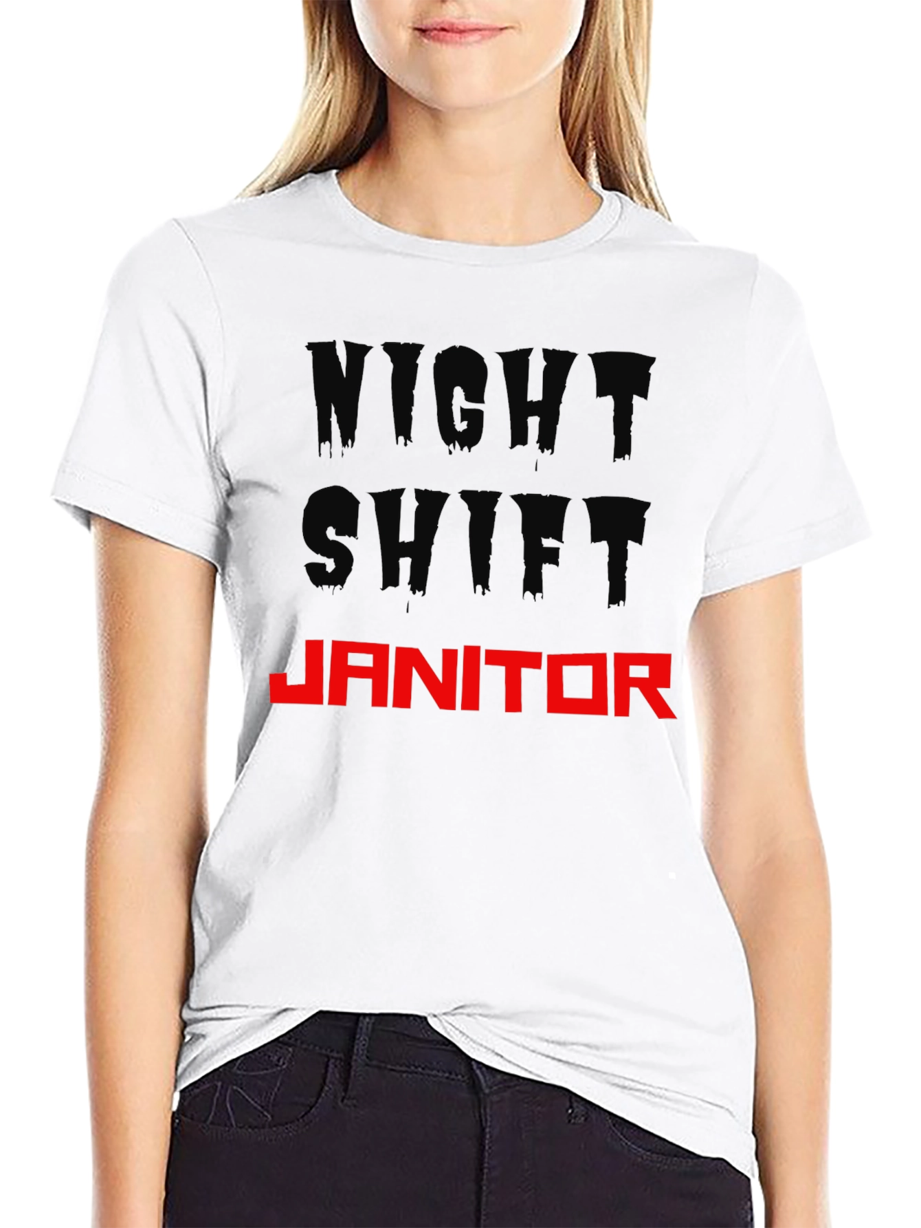 Night Shift Janitor Graphic T-Shirt - 9