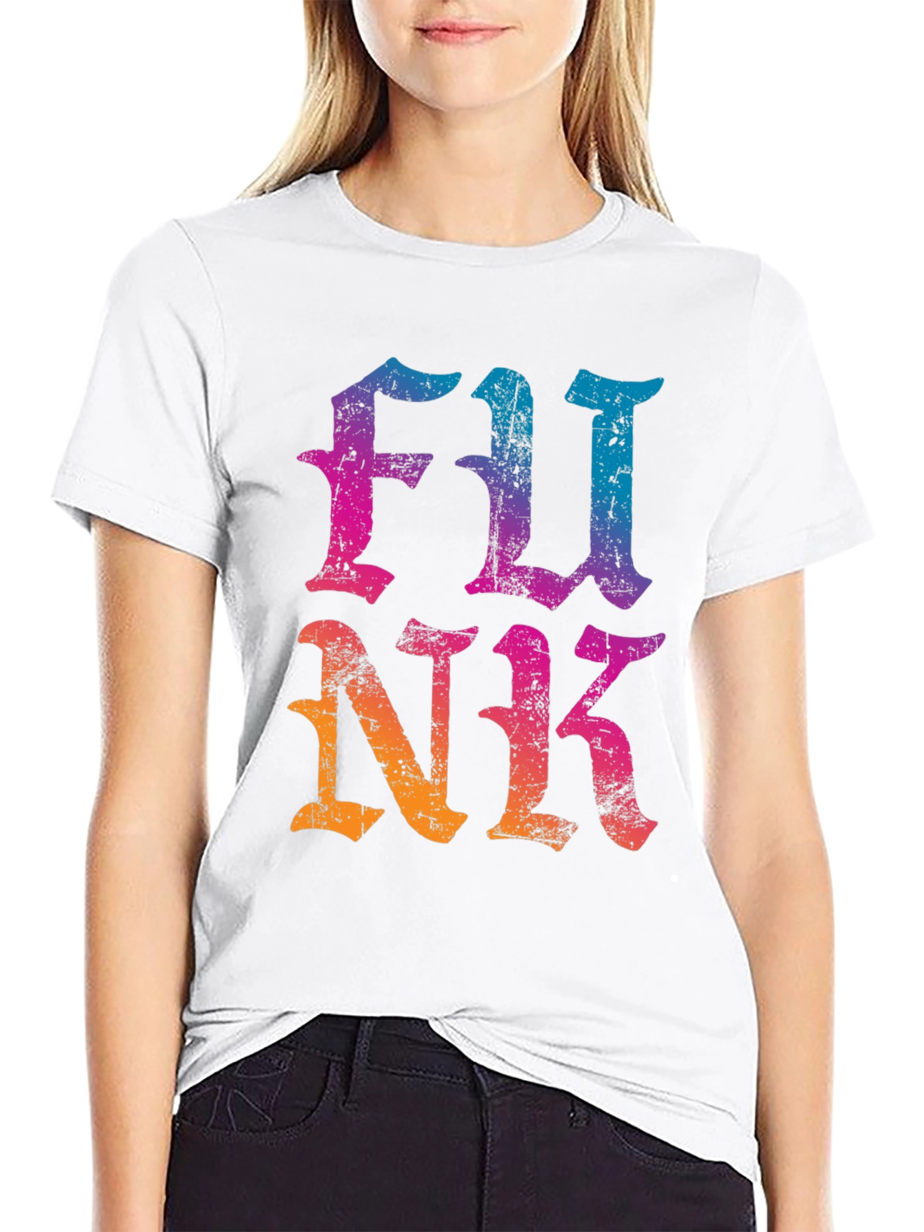 Black Retro Funk T-Shirt view 9
