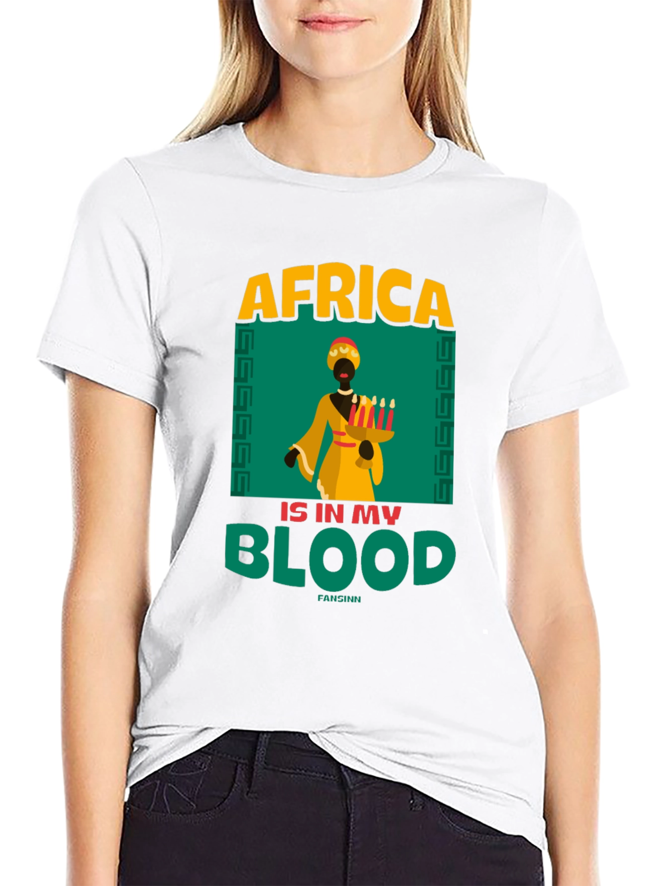 Africa Is In My Blood Graphic T-Shirt - 9