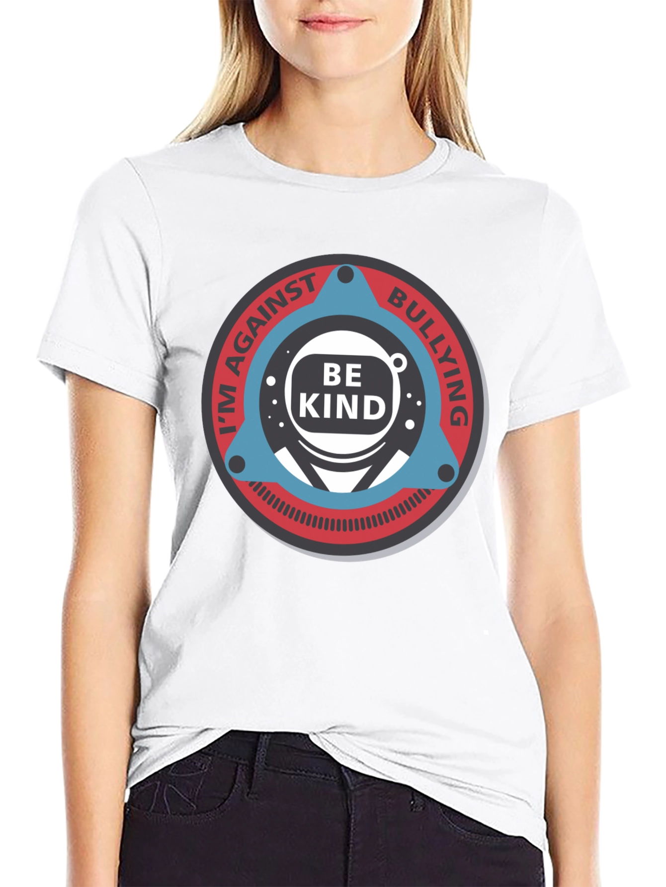 Black Be Kind Anti-Bullying Graphic Tee view 9