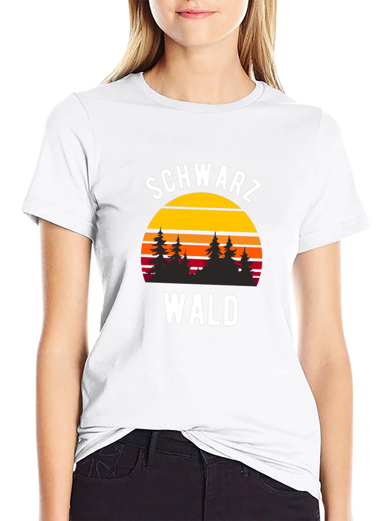 Schwarzwald Forest Sunset Graphic Tee - 9