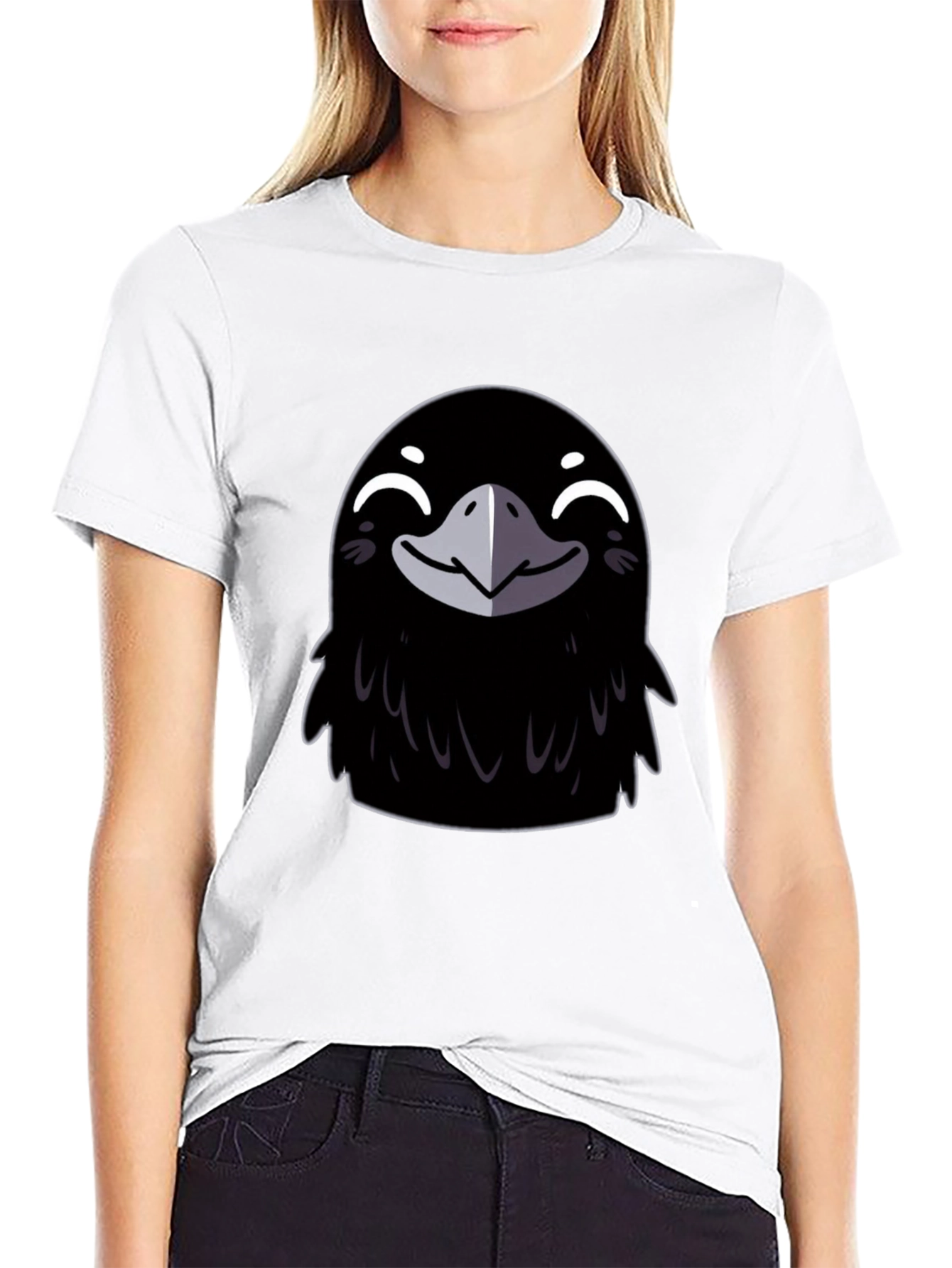 Black Crow Graphic Tee - Men's Black T-Shirt view 9