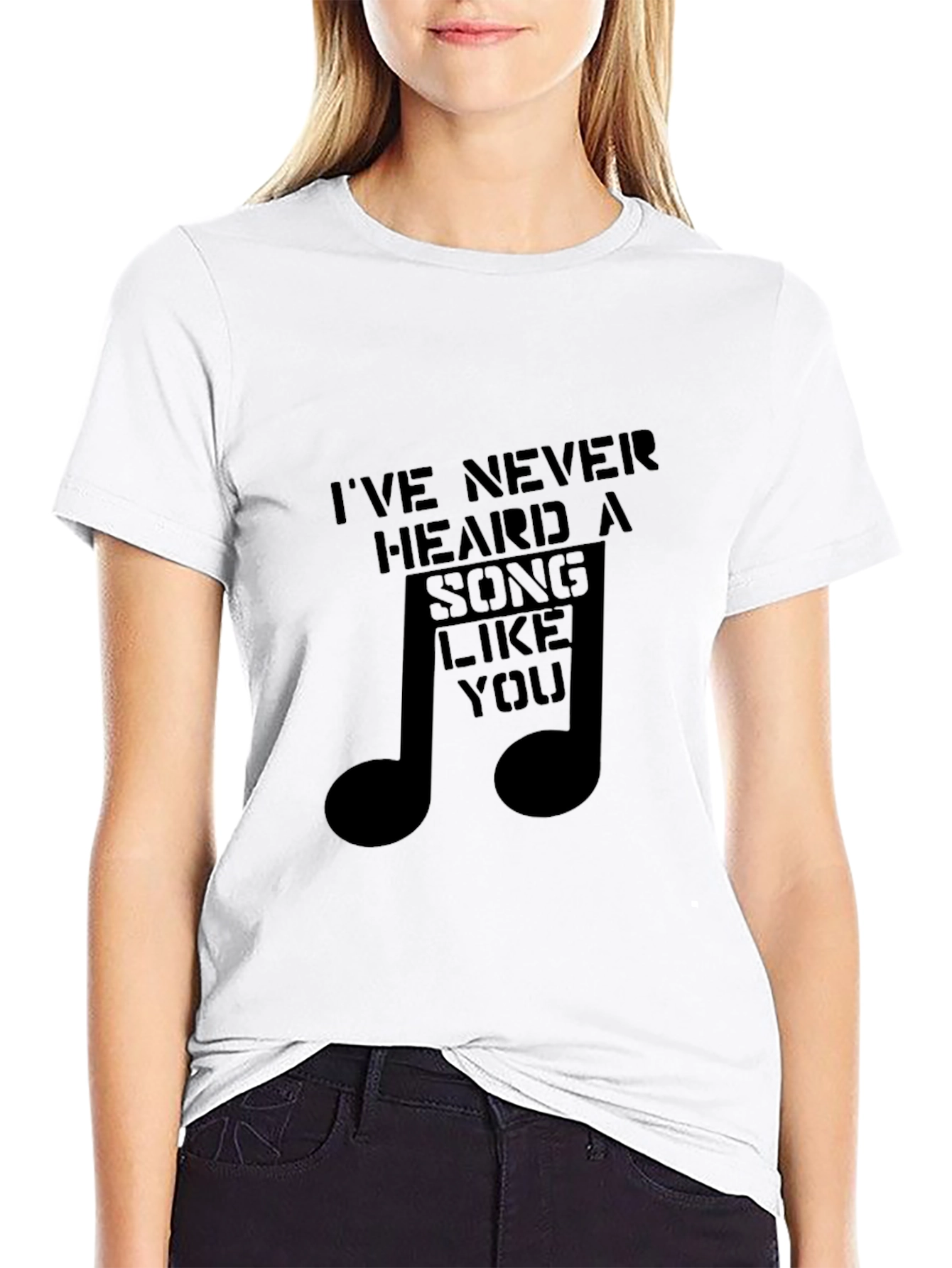 Black Musical T-Shirt: "I've Never Heard a Song Like You" view 9