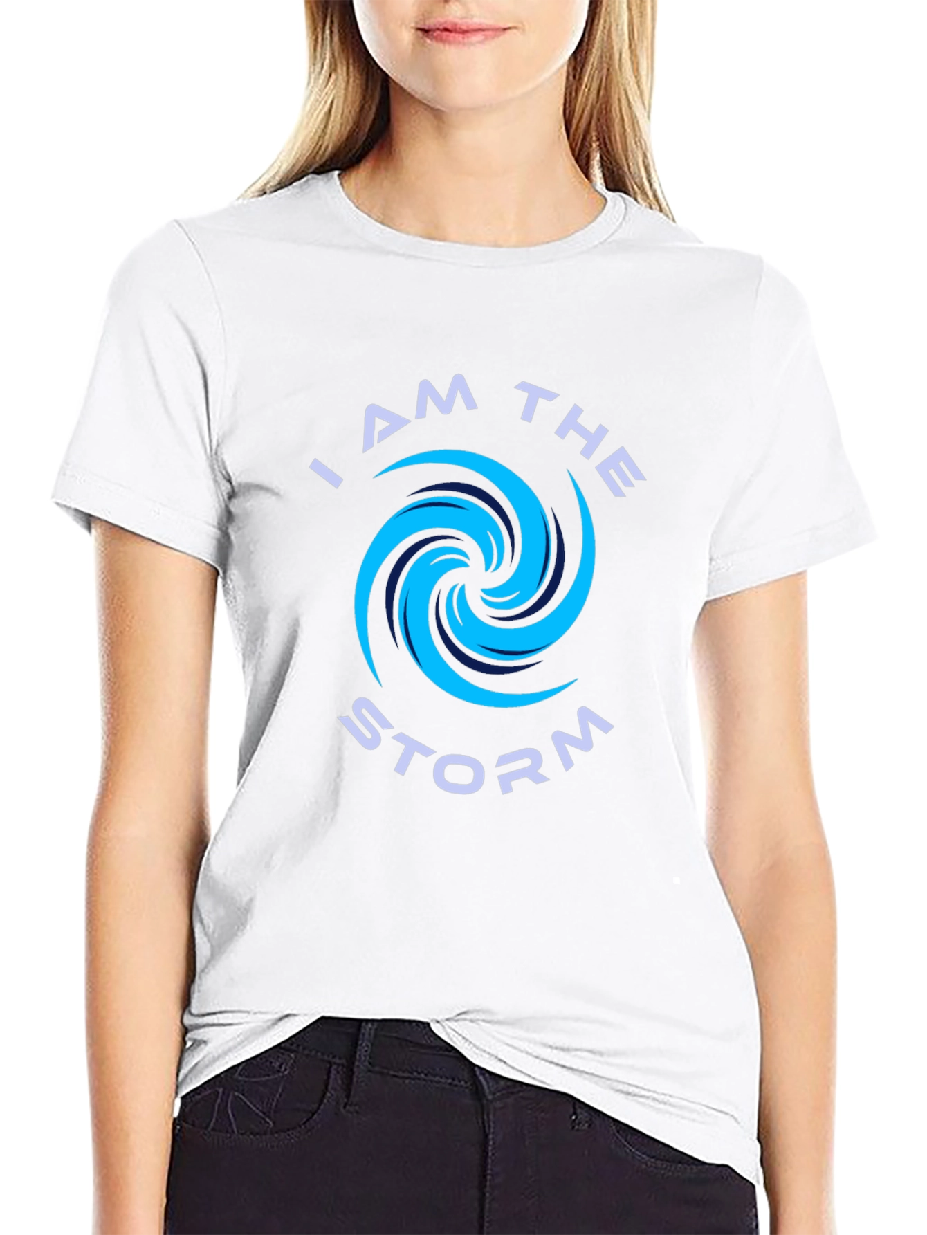 I Am The Storm Graphic Tee - Black - 9