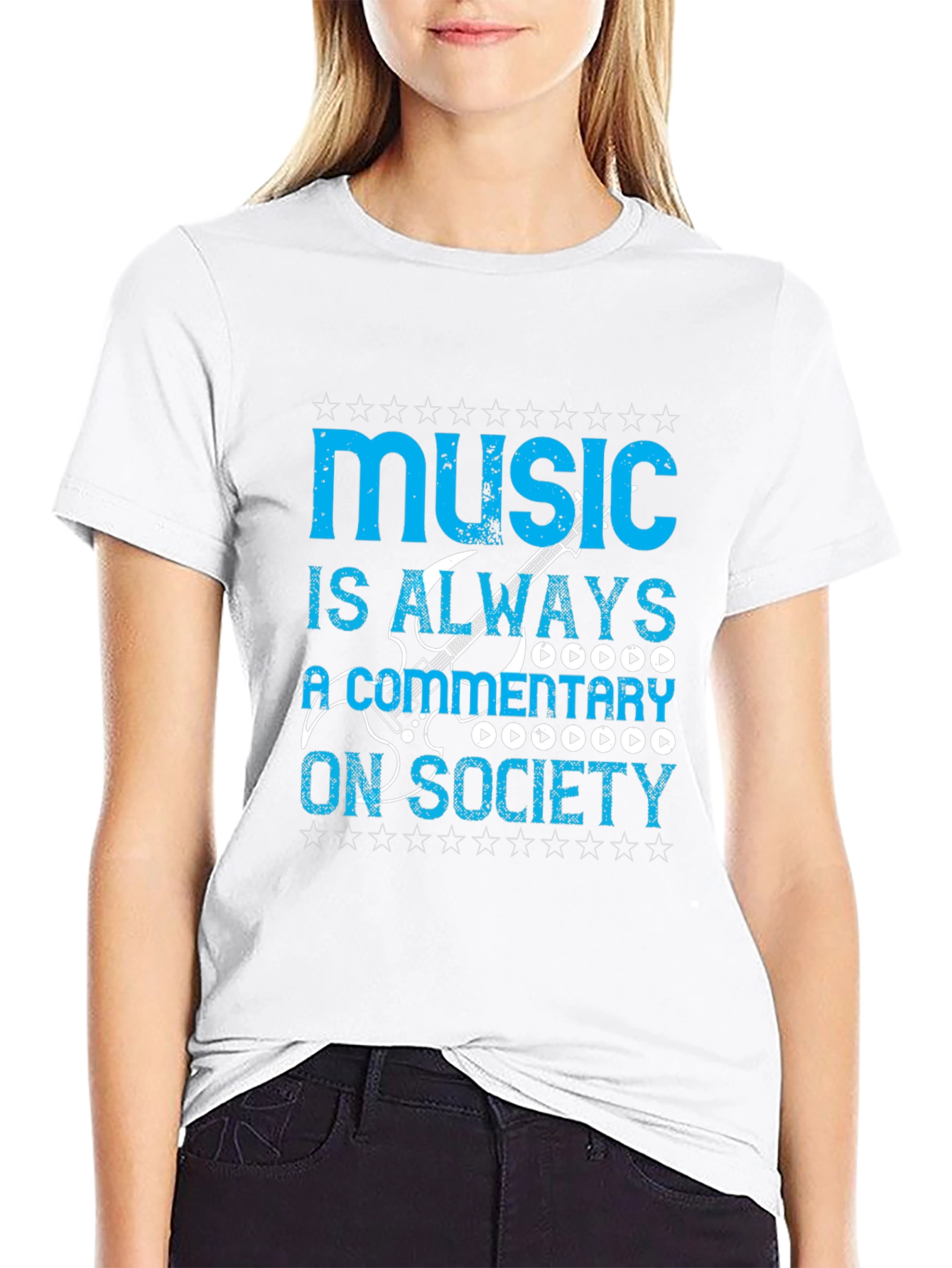 Music Is Always a Commentary On Society T-Shirt - 9