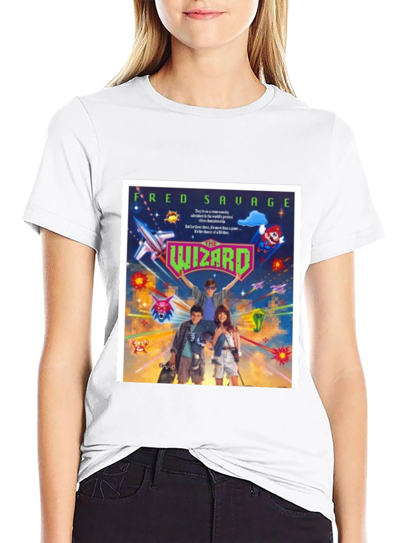 Black The Wizard Movie T-Shirt view 9