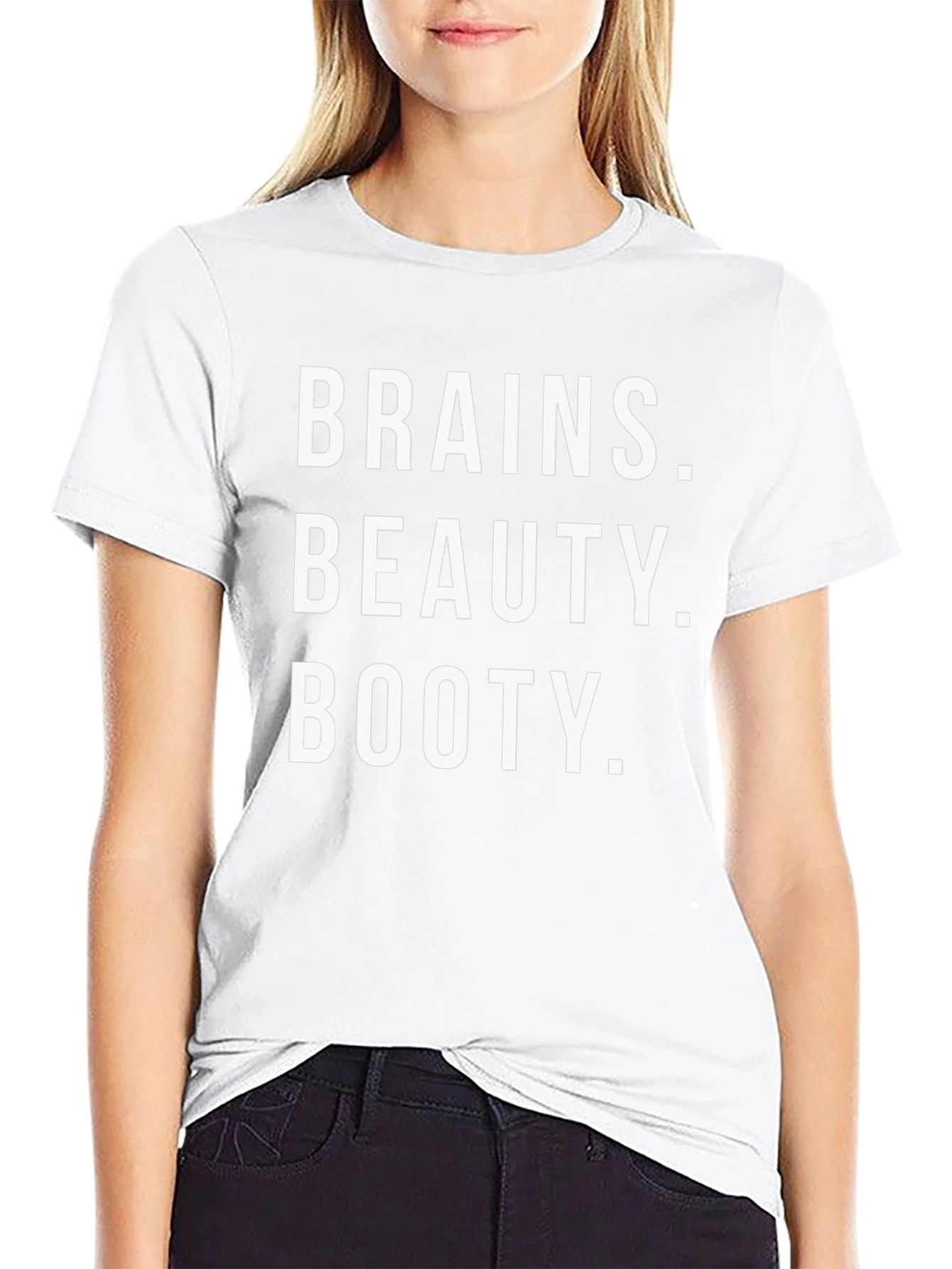 Brains Beauty Booty Graphic Tee - 9