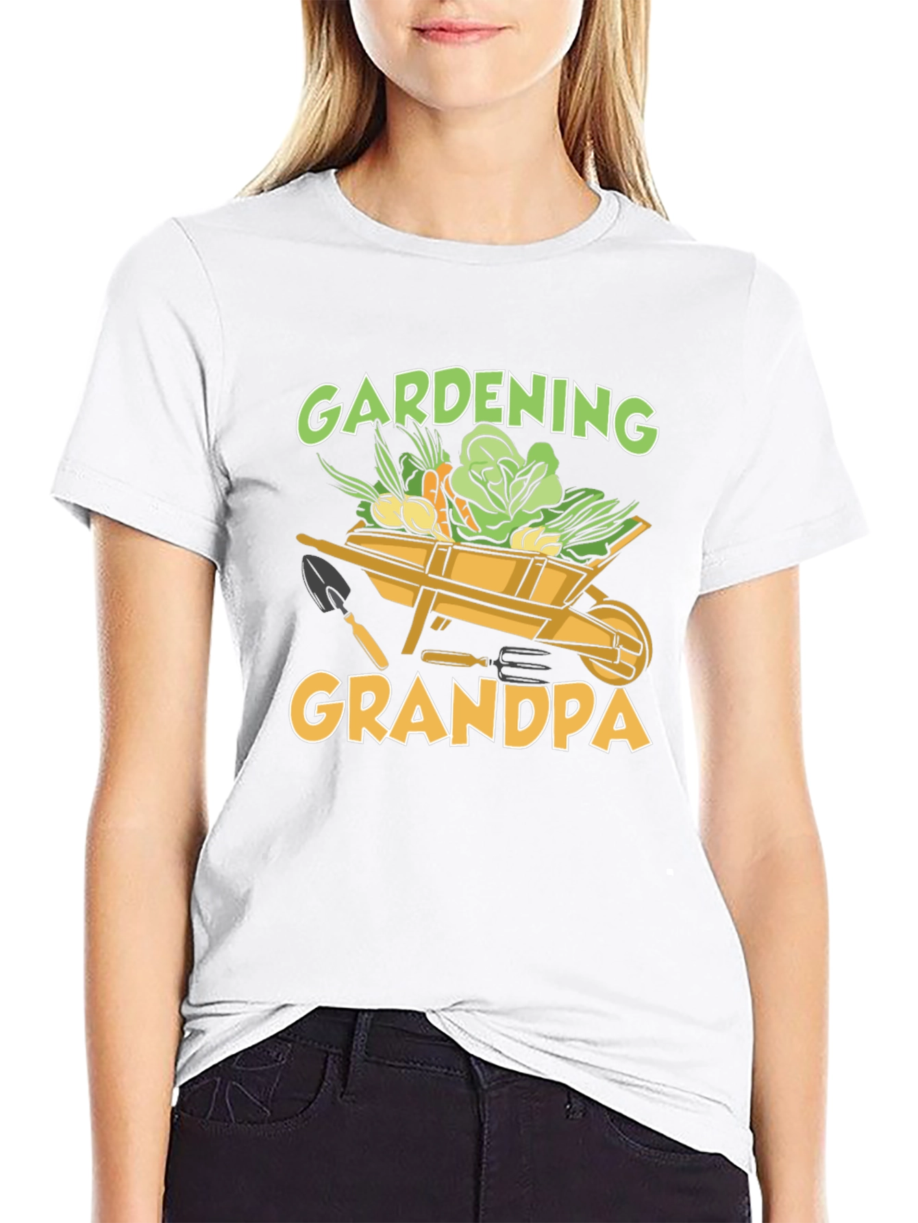 Black Gardening Grandpa T-Shirt - Gardener Gift view 9