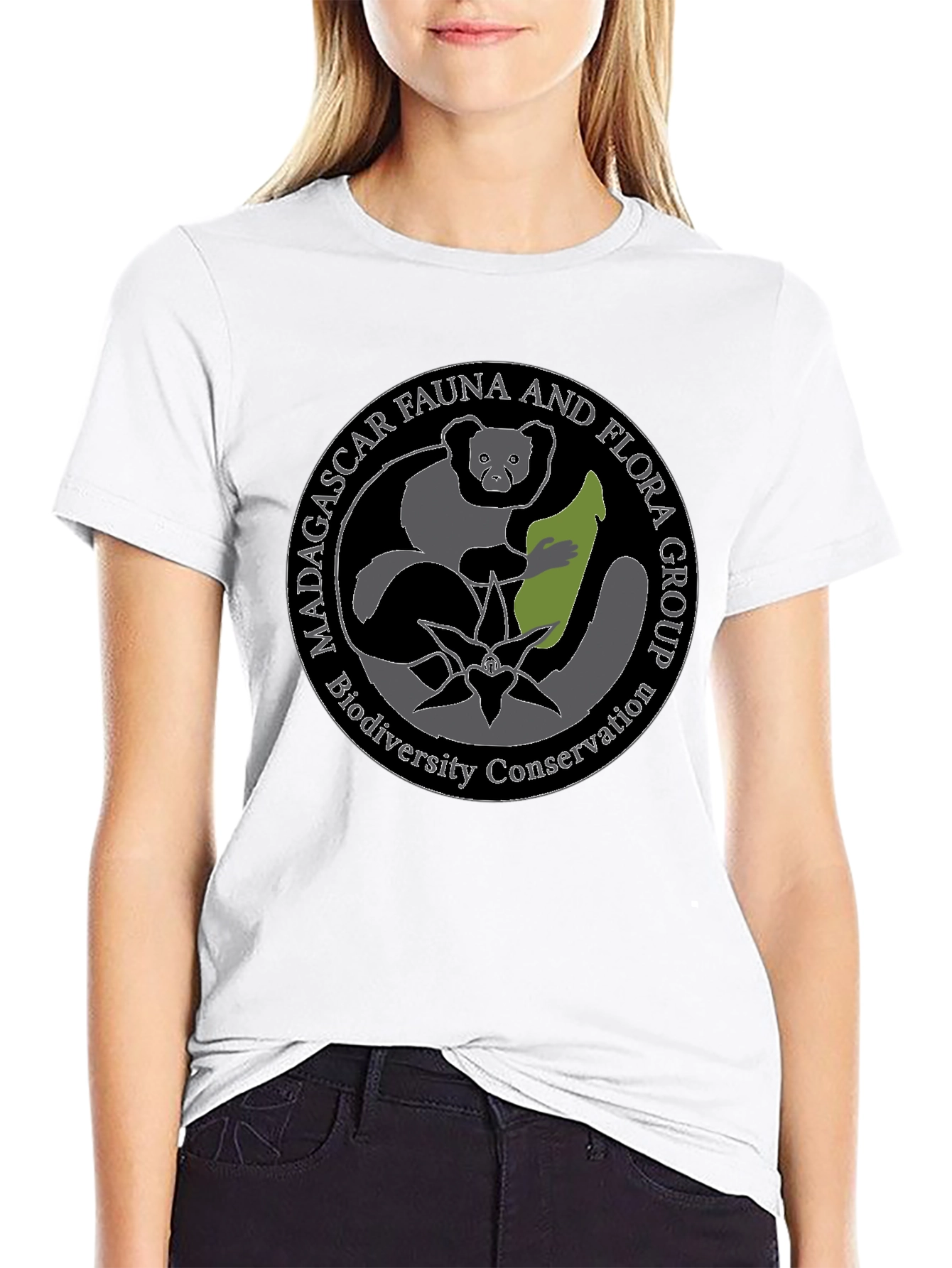 Black Fauna & Flora Group Biodiversity Conservation Tee view 9