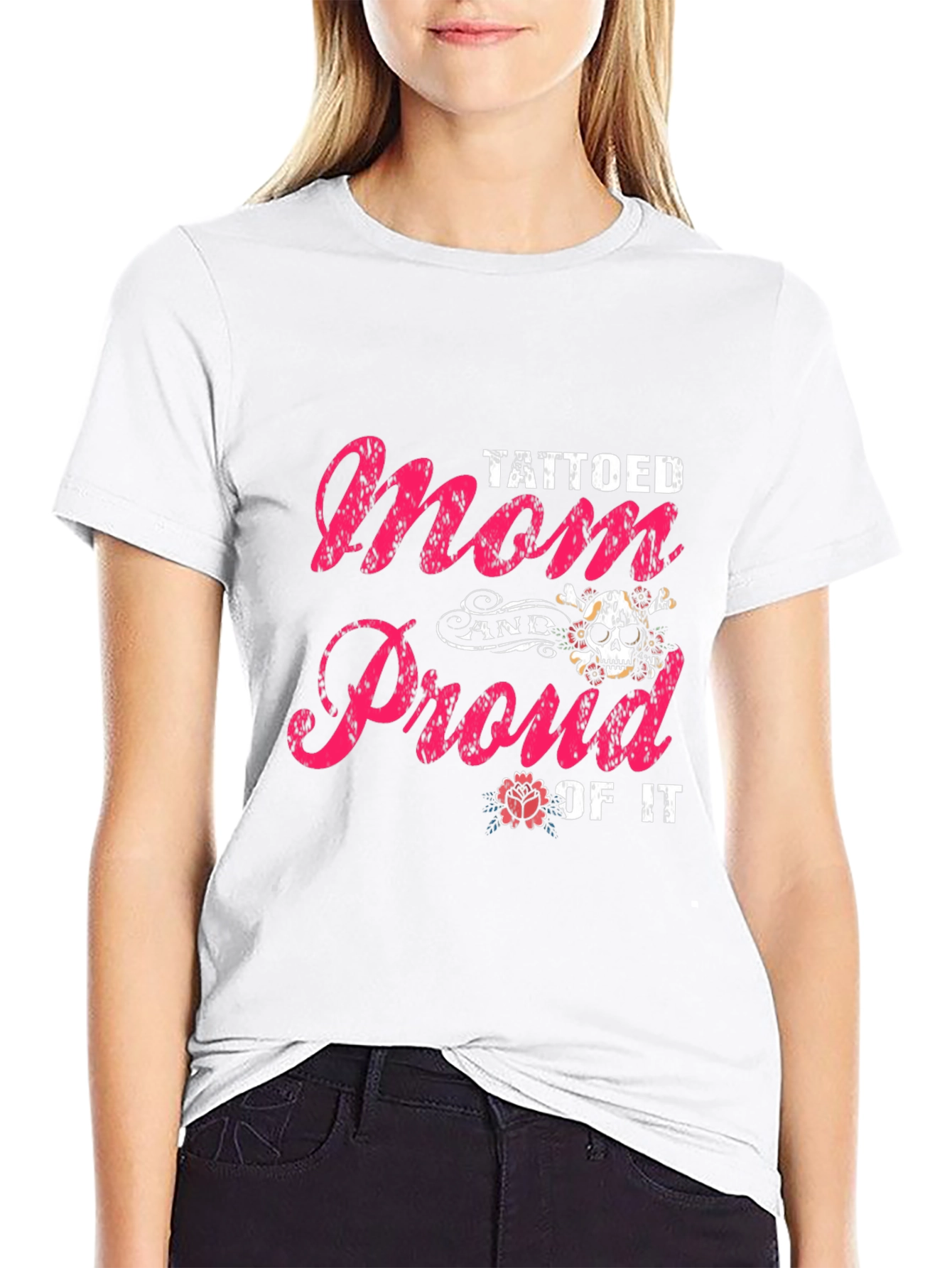 Tattooed Mom & Proud T-Shirt - Black - 9