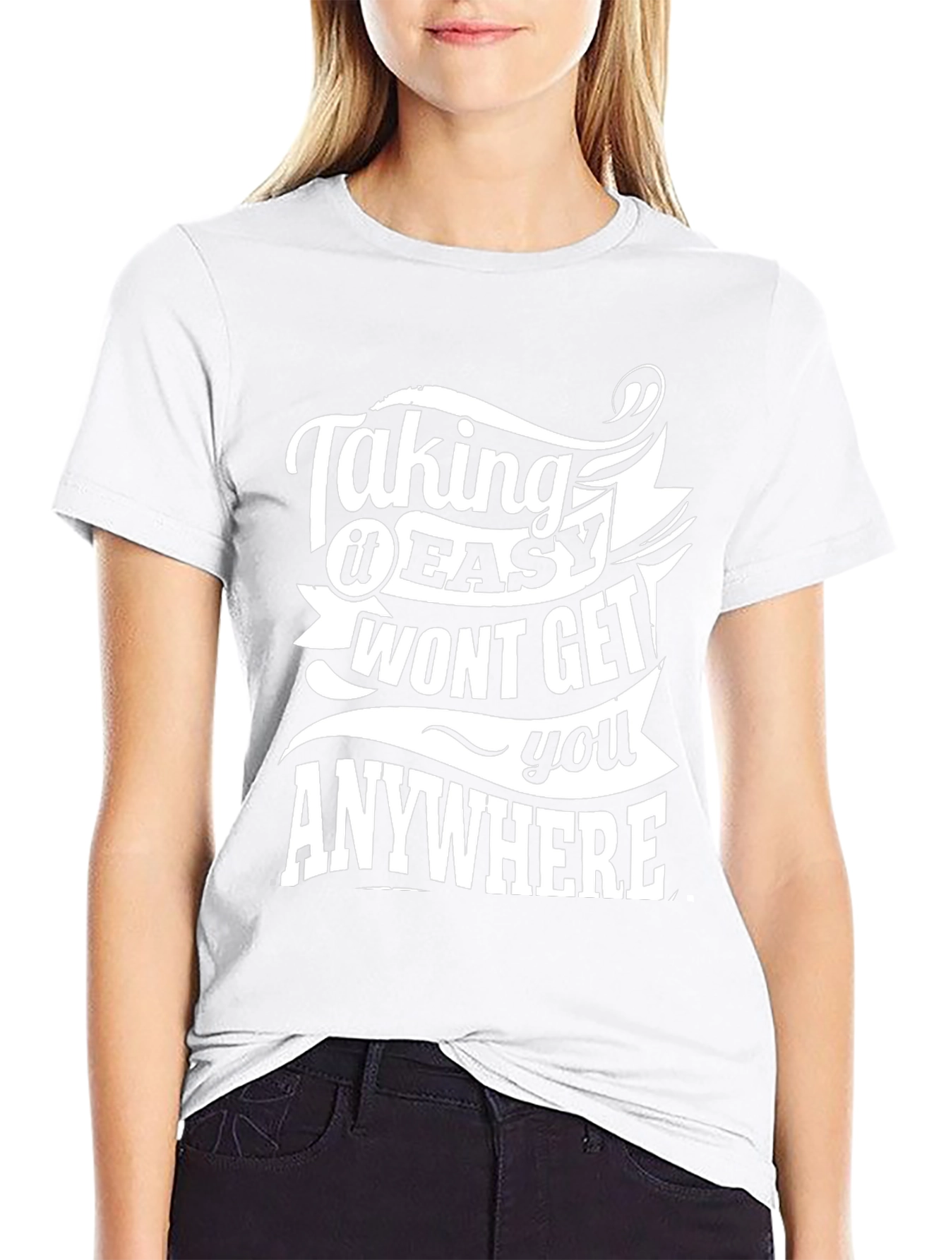 Taking It Easy T-Shirt - Motivational Graphic Tee - 9