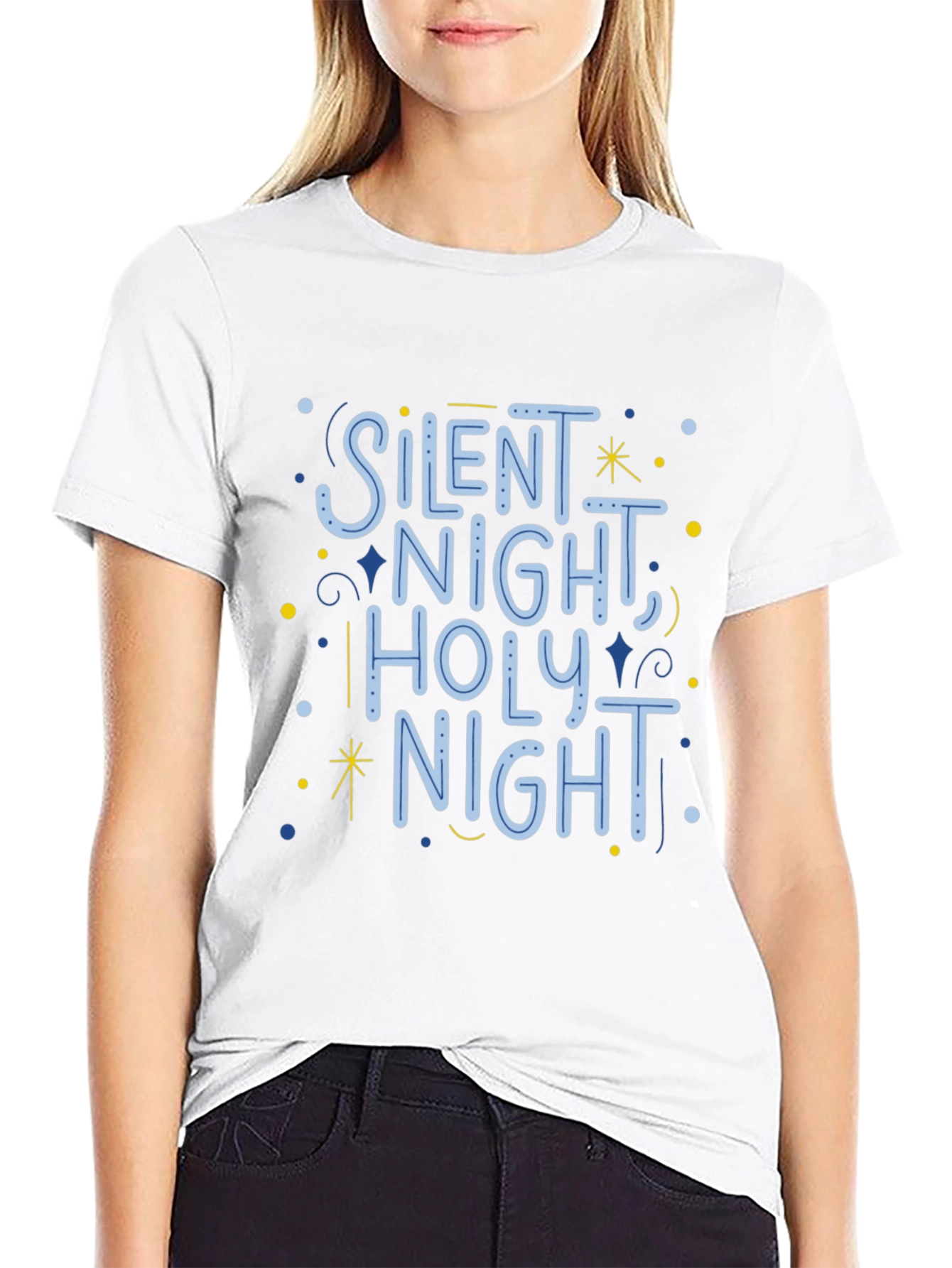 Silent Night Holy Night Graphic Tee - 9