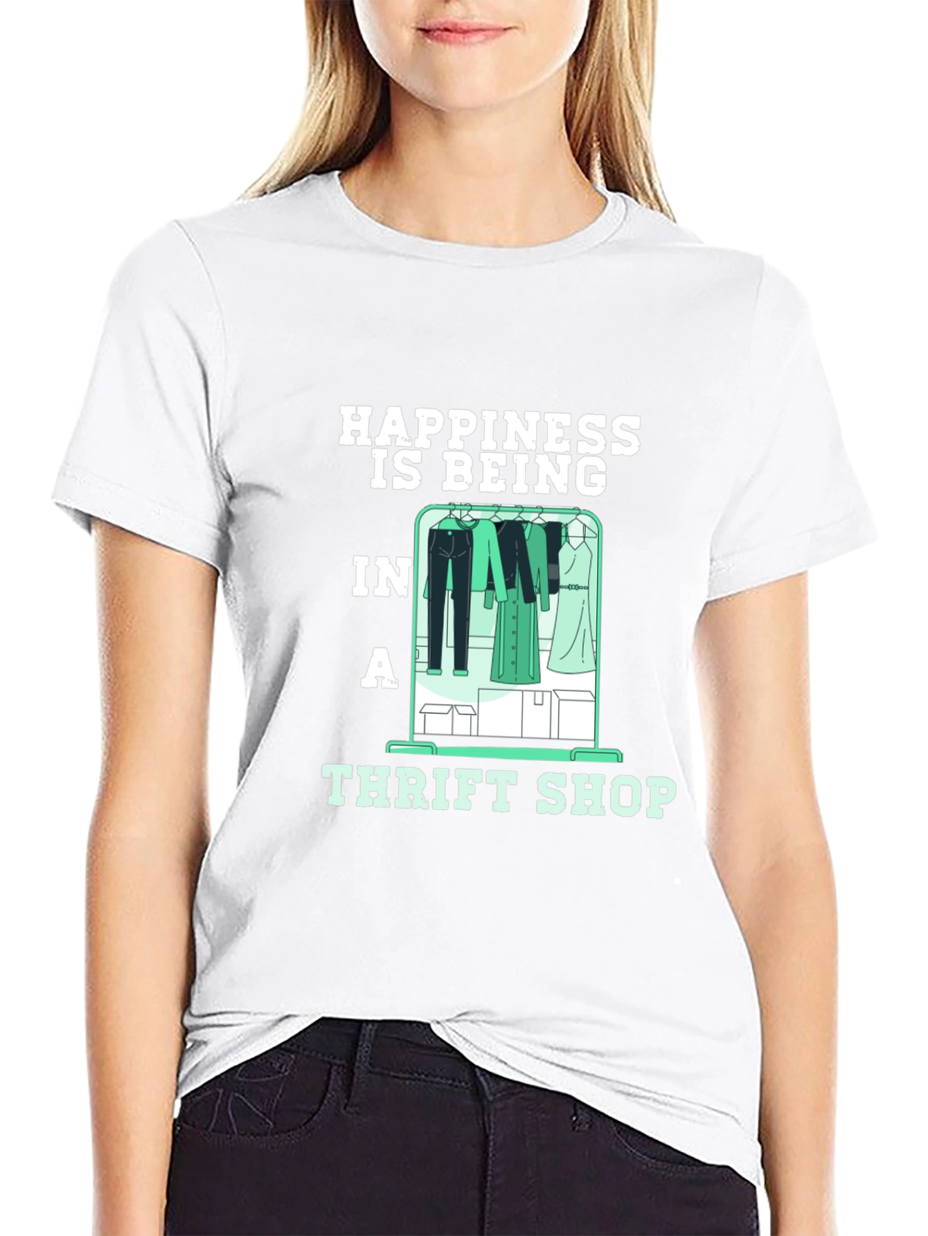 Happiness Thrift Shop Graphic Tee - 9