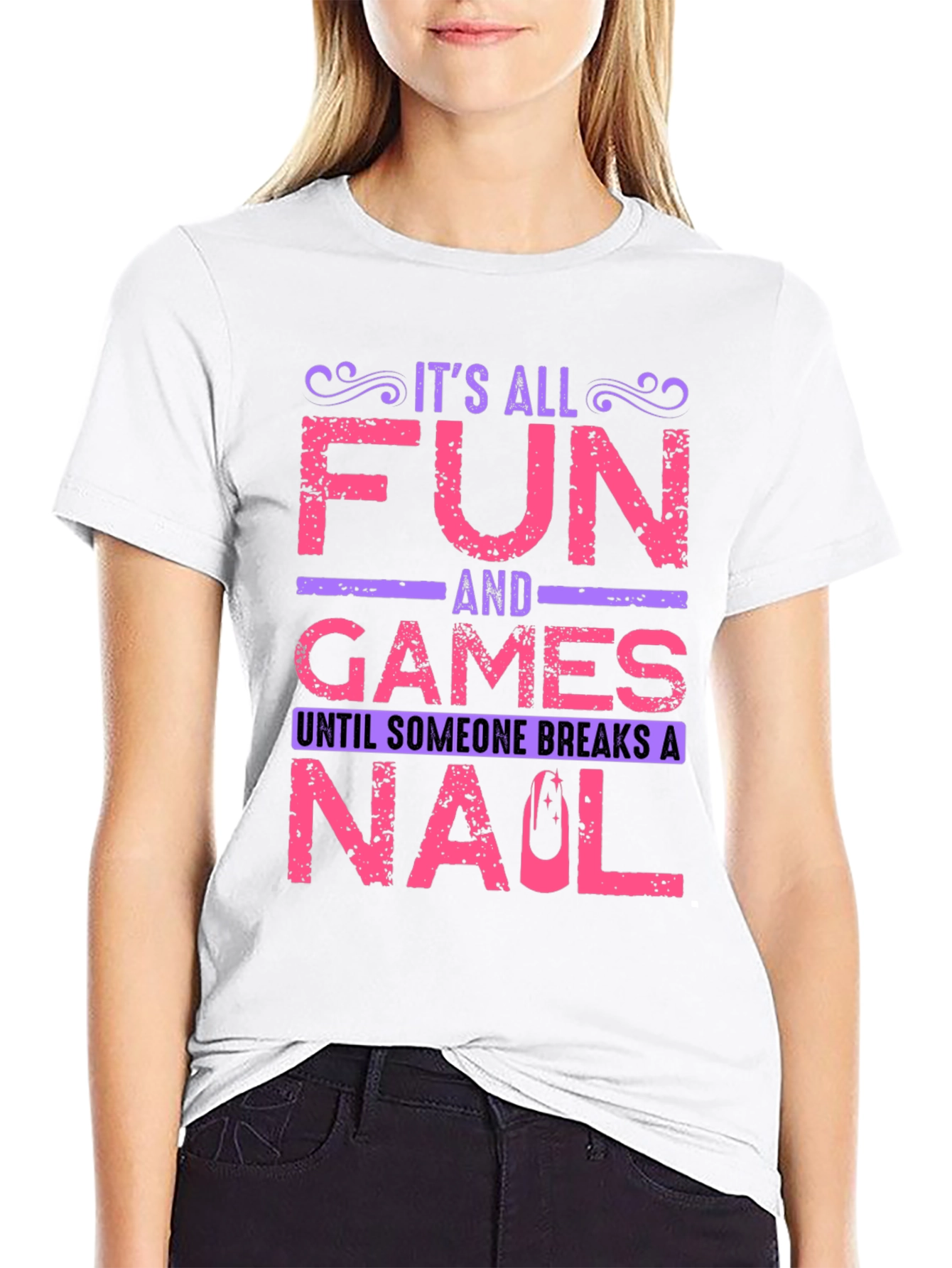 Black Fun and Games T-Shirt view 9