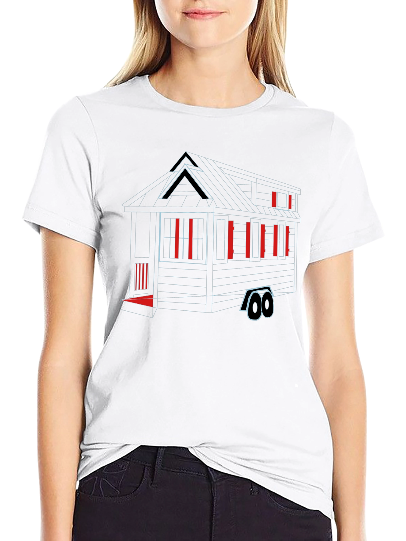 Modern Tiny House Graphic Tee - 9