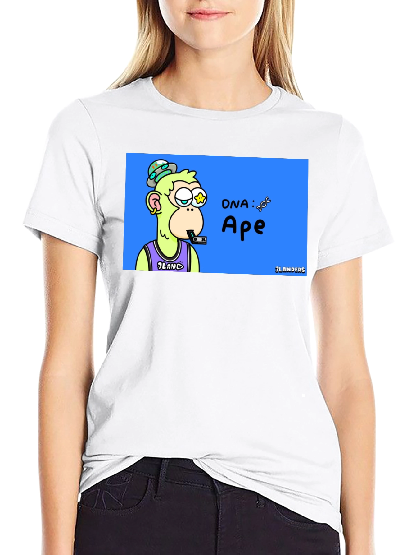 Black Ape DNA Graphic T-Shirt - Unique Design view 9