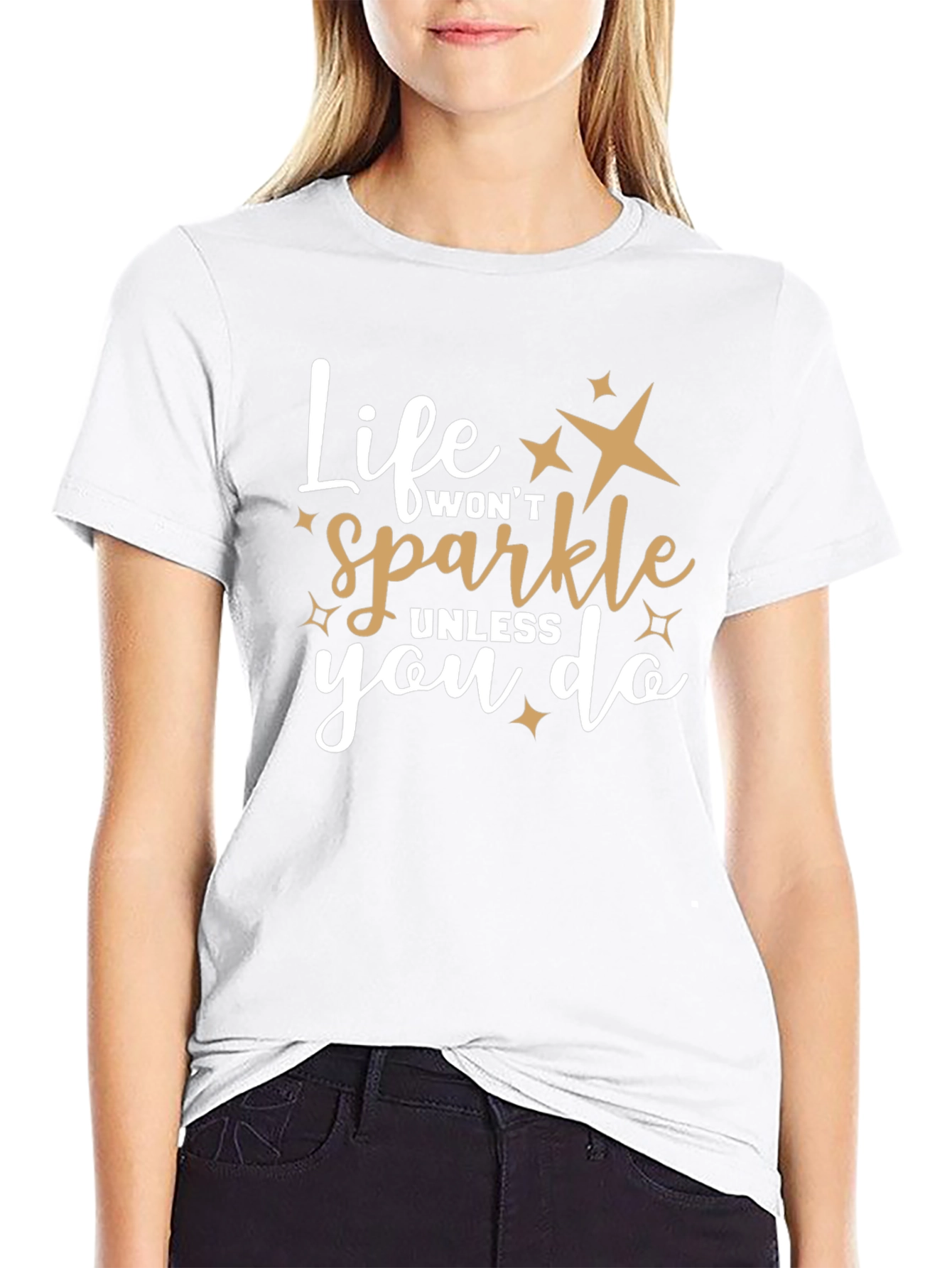 Black Life Won't Sparkle T-Shirt view 9