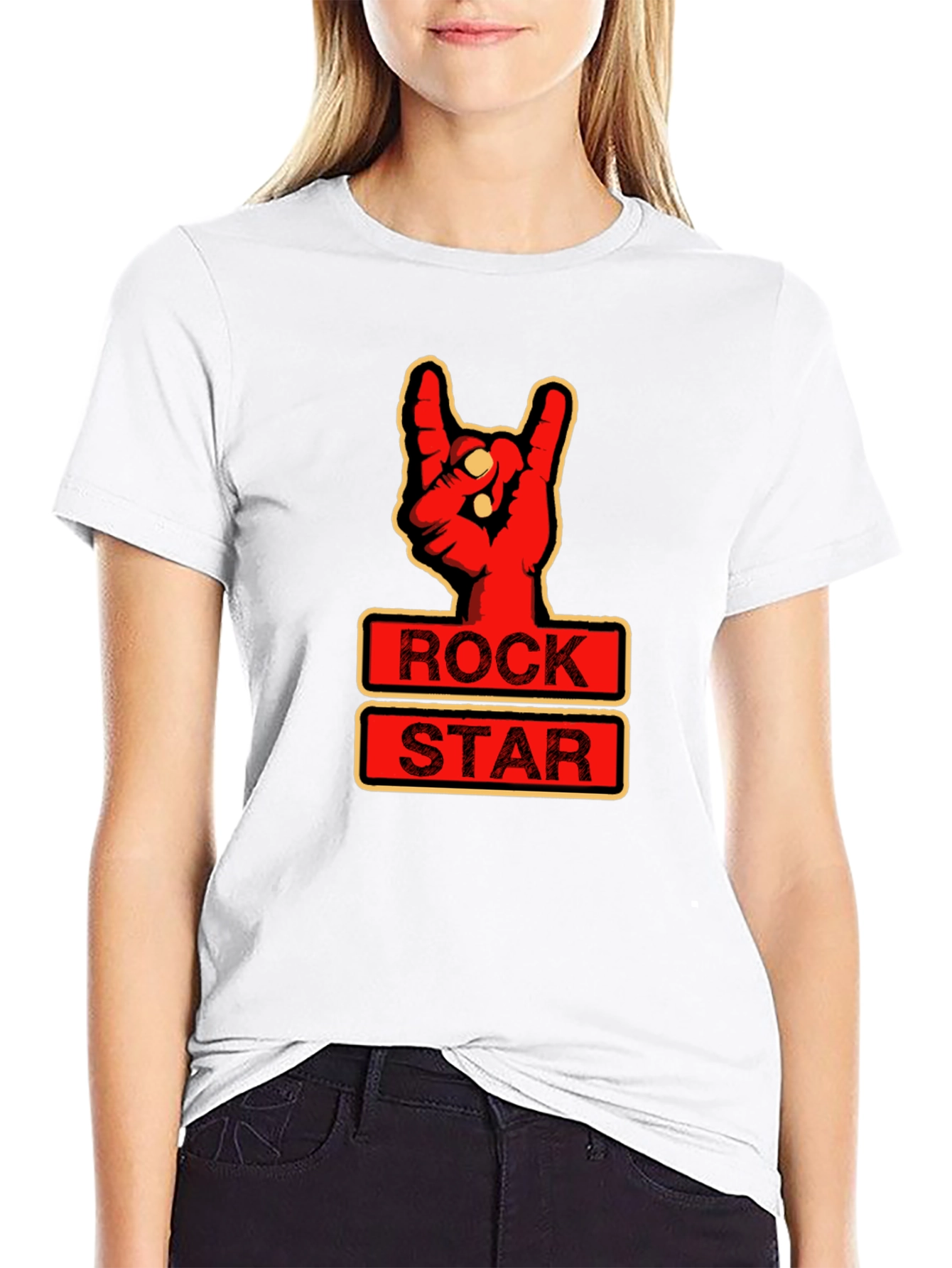 Black Rock Star Graphic Tee - Music Lover Shirt view 9