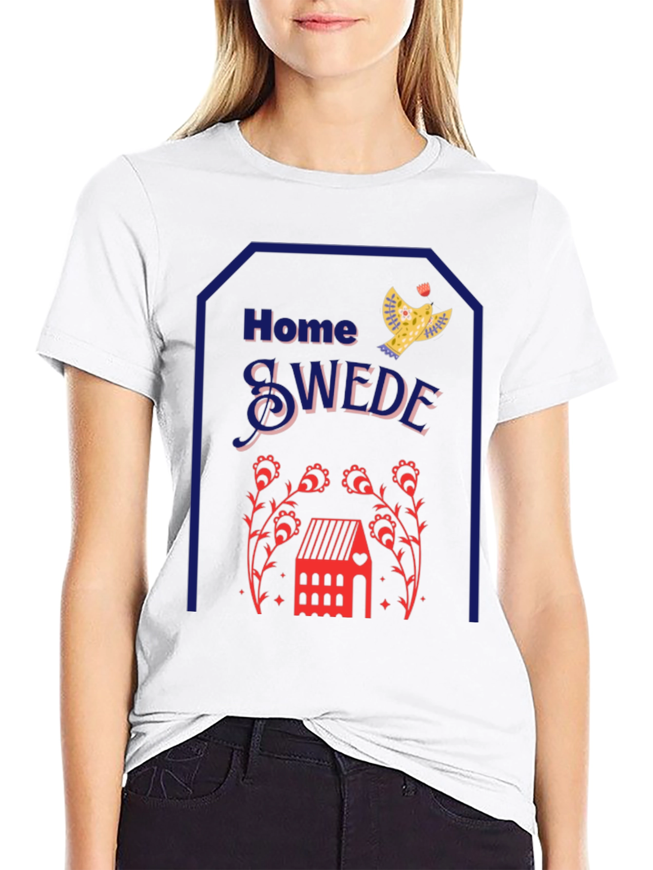 Black Home Swede Graphic T-Shirt view 9