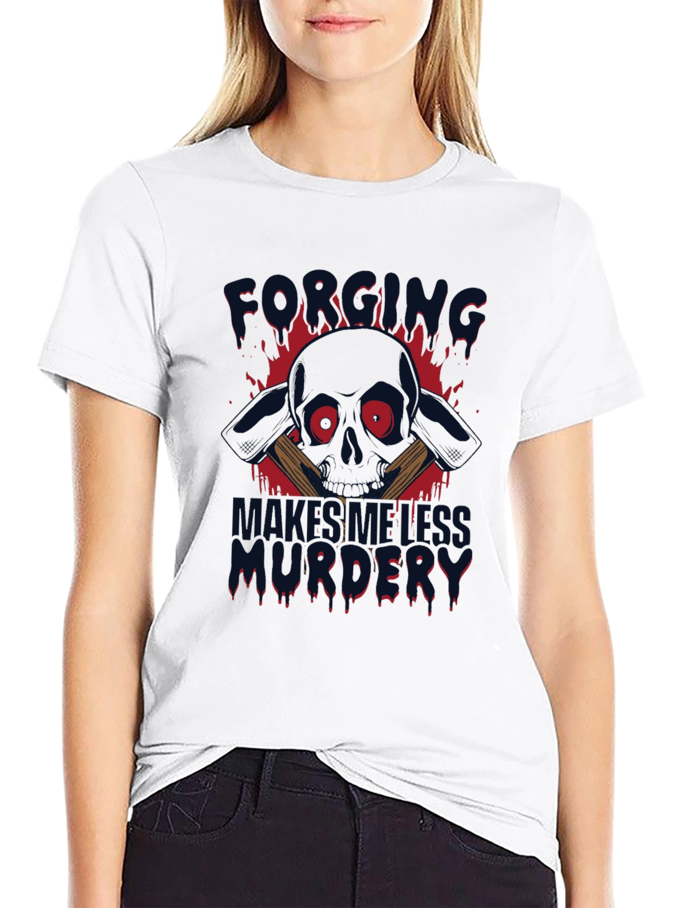 Black Forging Minds Sleeveless Murder T-Shirt view 9