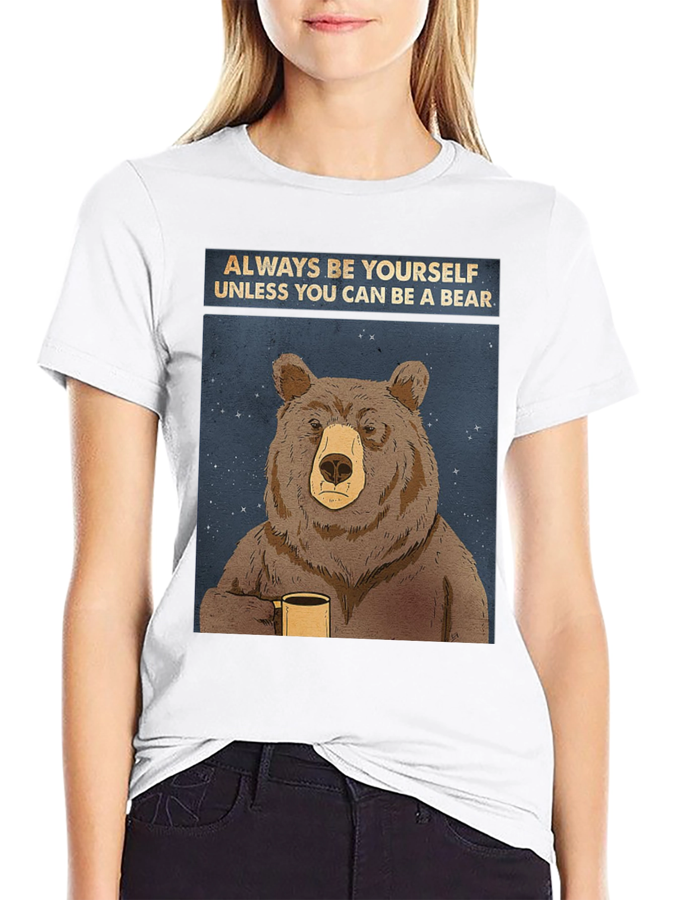 Black Always Be Yourself Unless You Can Be A Bear T-Shirt view 9
