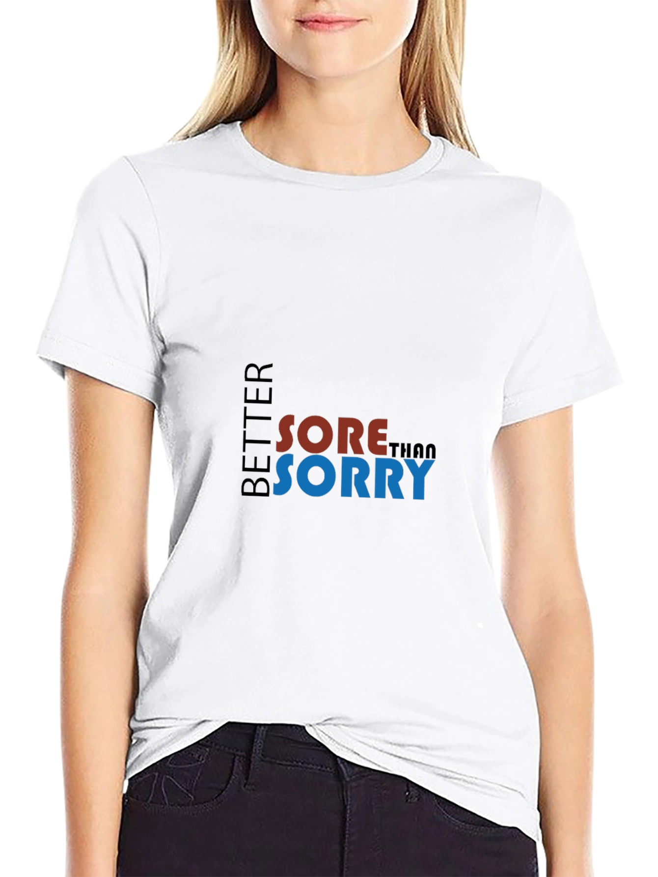 Black Better Sore Than Sorry Graphic Tee - Black view 9