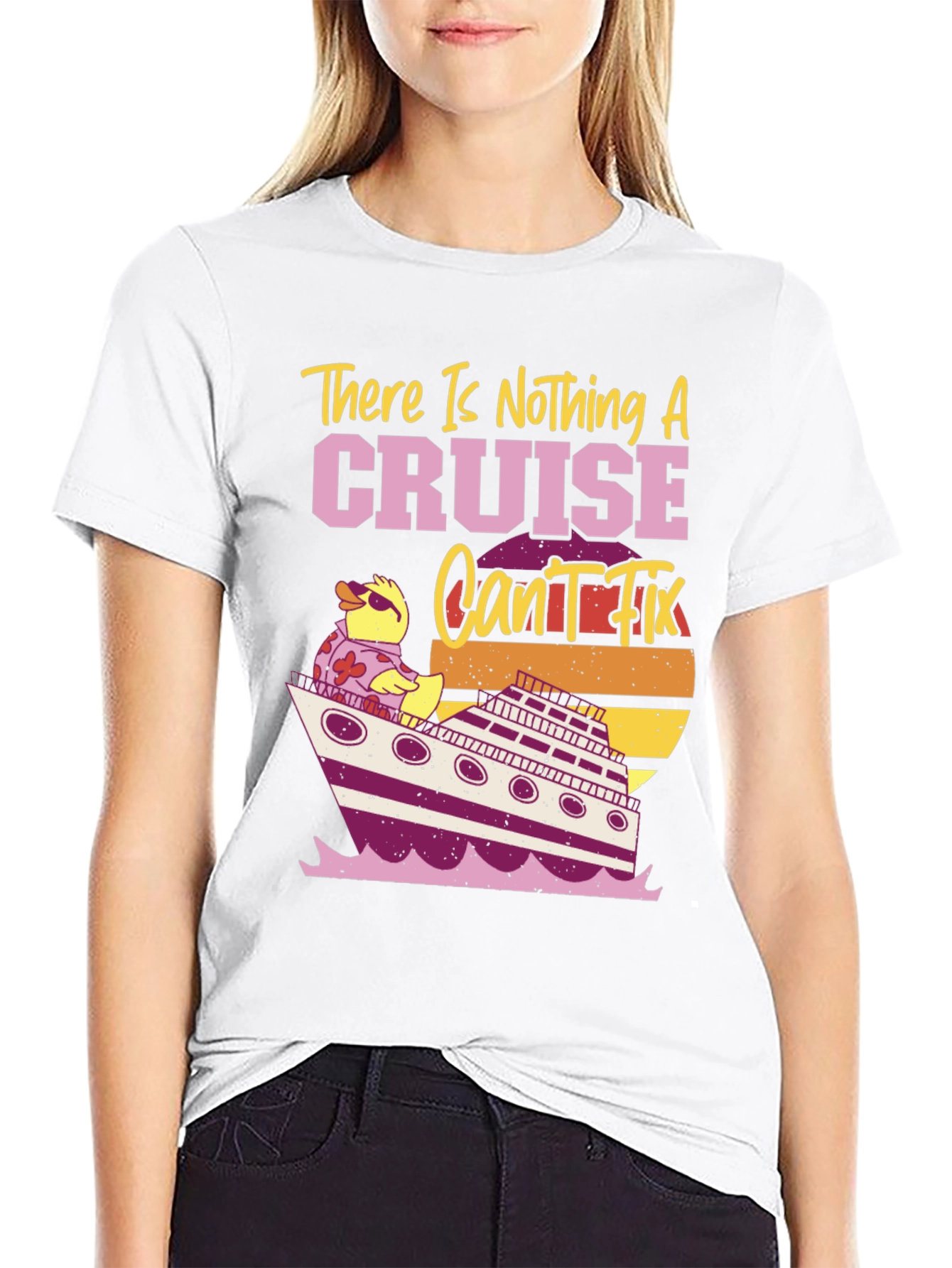 Black Cruise Vacation Fix T-Shirt view 9