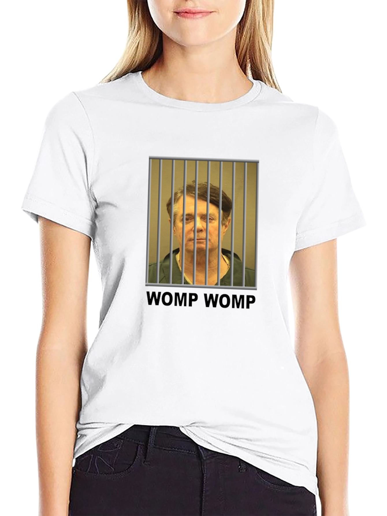 Black Womp Womp Prisoner Graphic Tee view 9
