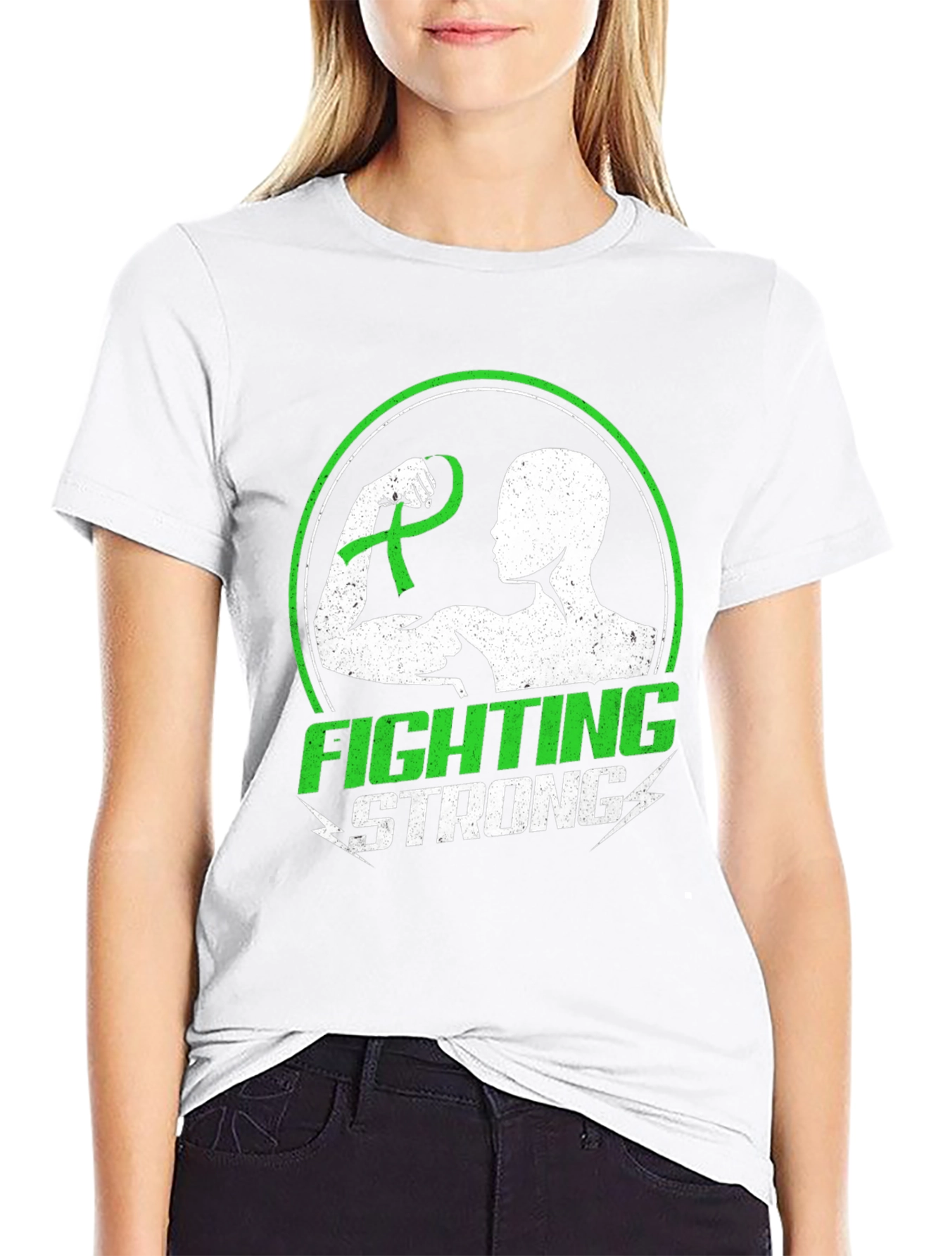 Fighting Strong Awareness T-Shirt - Support & Strength - 9