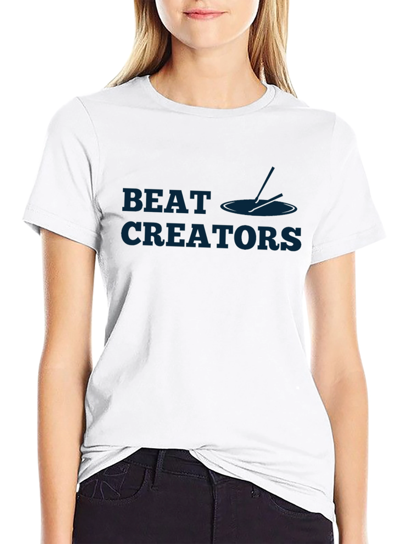 Black Beat Creators Black Graphic T-Shirt view 9