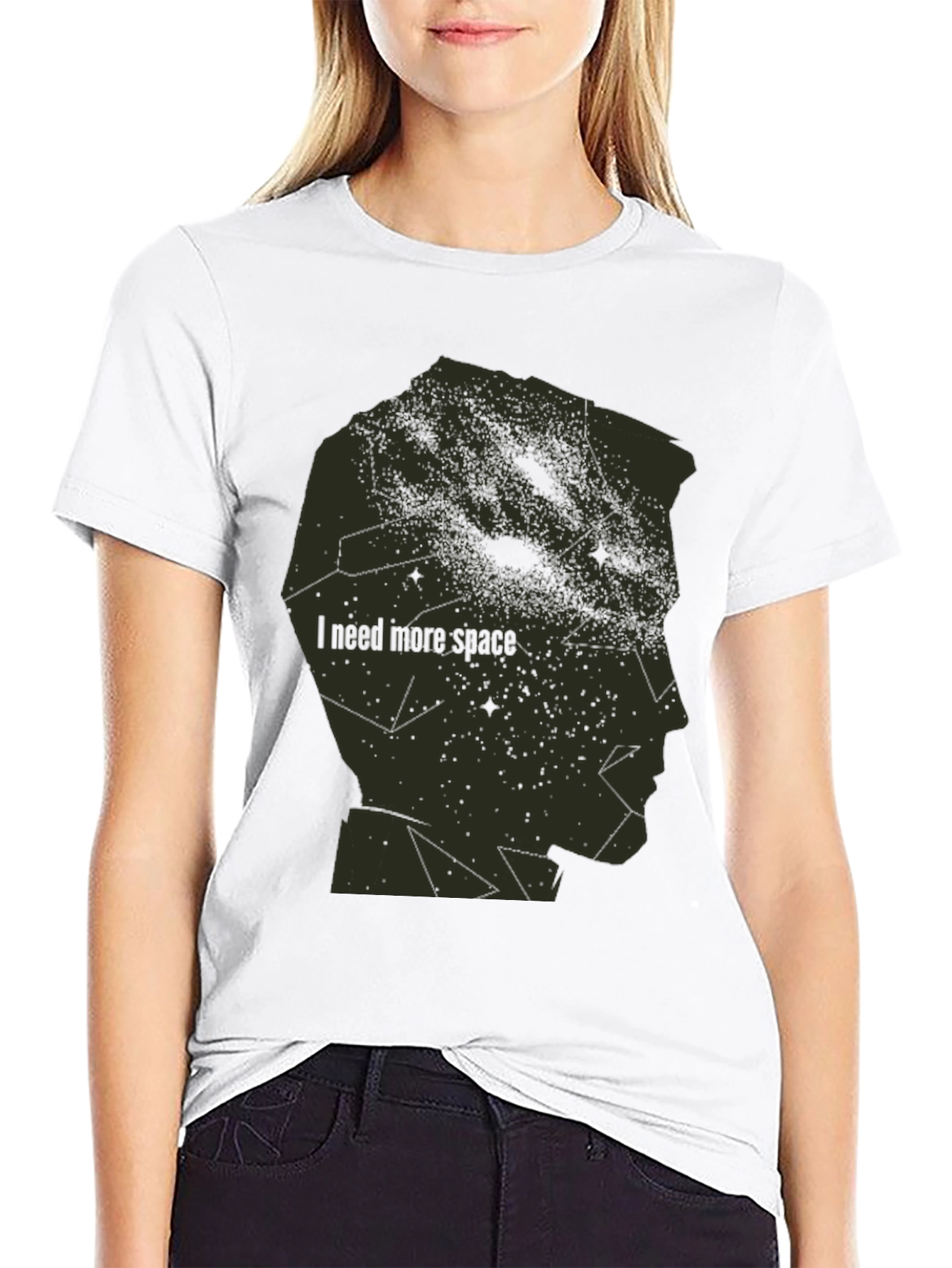 Black Cosmic Mind T-Shirt - Need More Space view 9