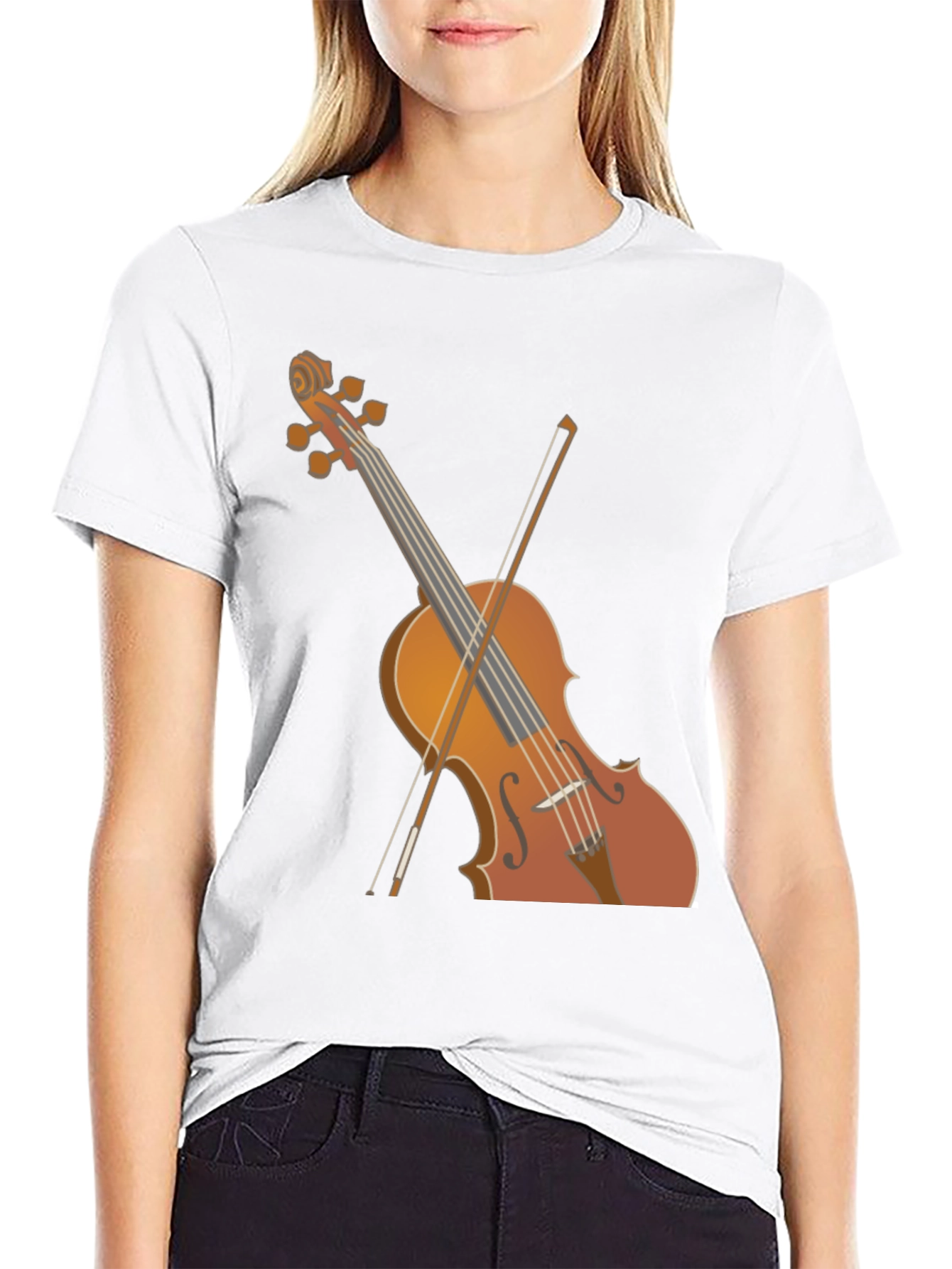 Black Violin Graphic Tee - Music Lover's T-Shirt view 9