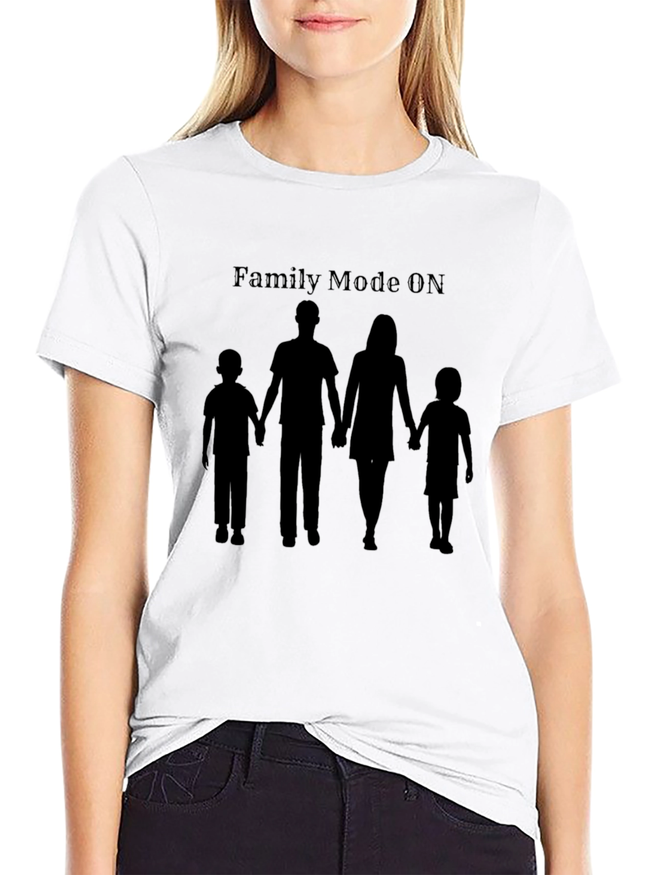 Black Family Mode ON T-Shirt view 9