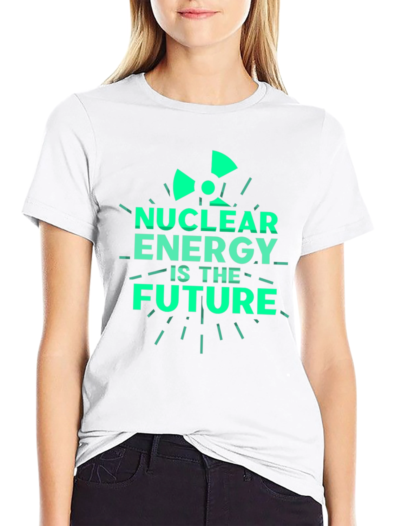 Black Nuclear Energy is the Future Black T-Shirt view 9