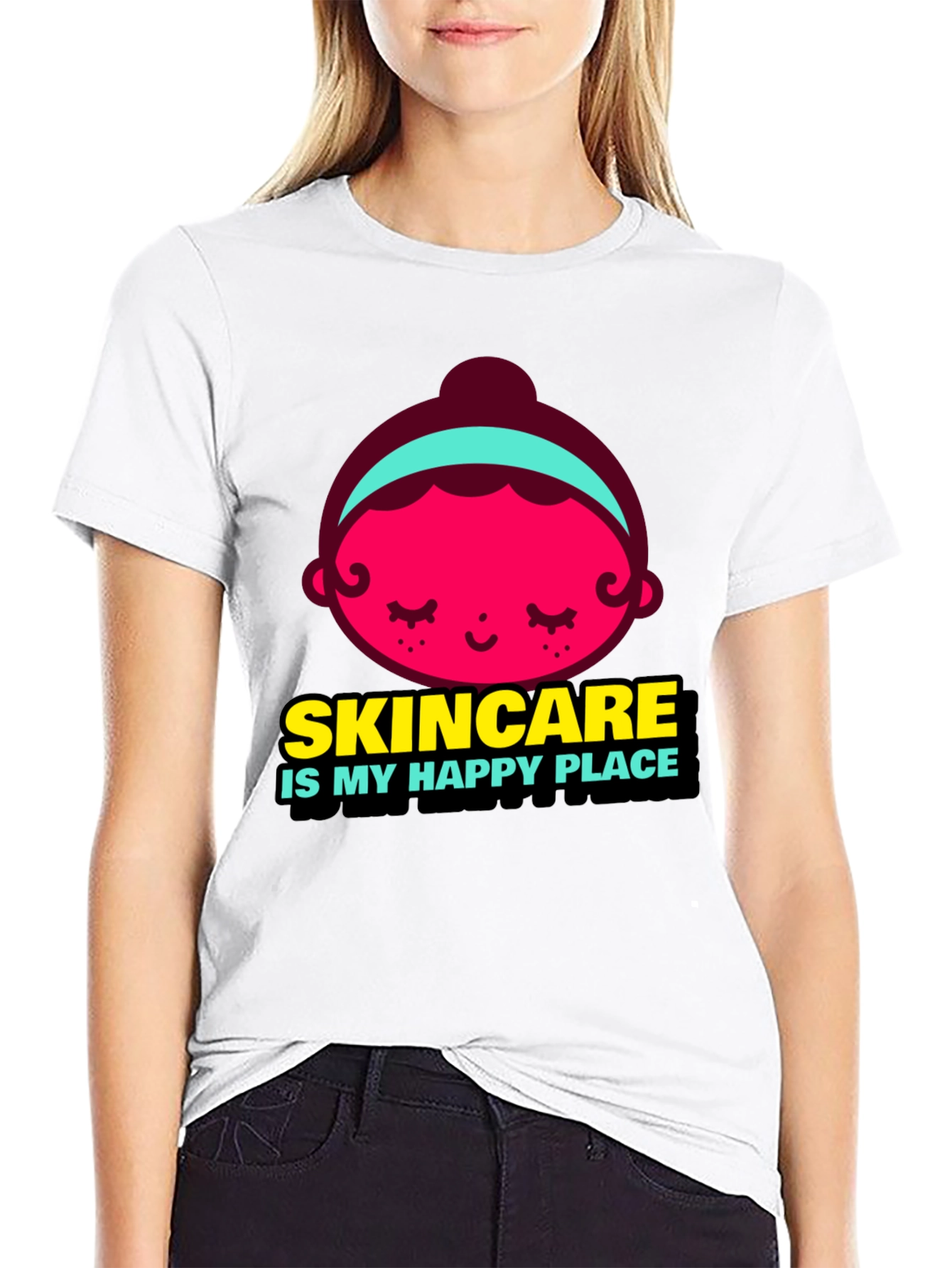 Black Skincare Is My Happy Place Graphic Tee view 9