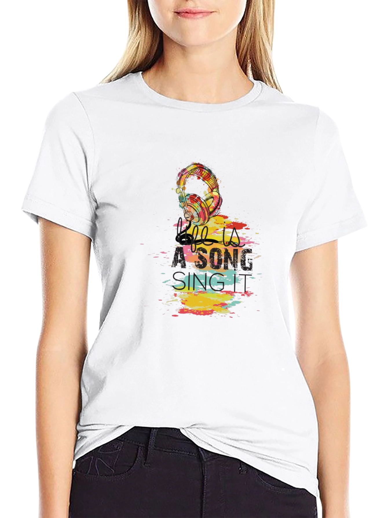 Black Music Lover's Graphic Tee - Listen to a Song view 9