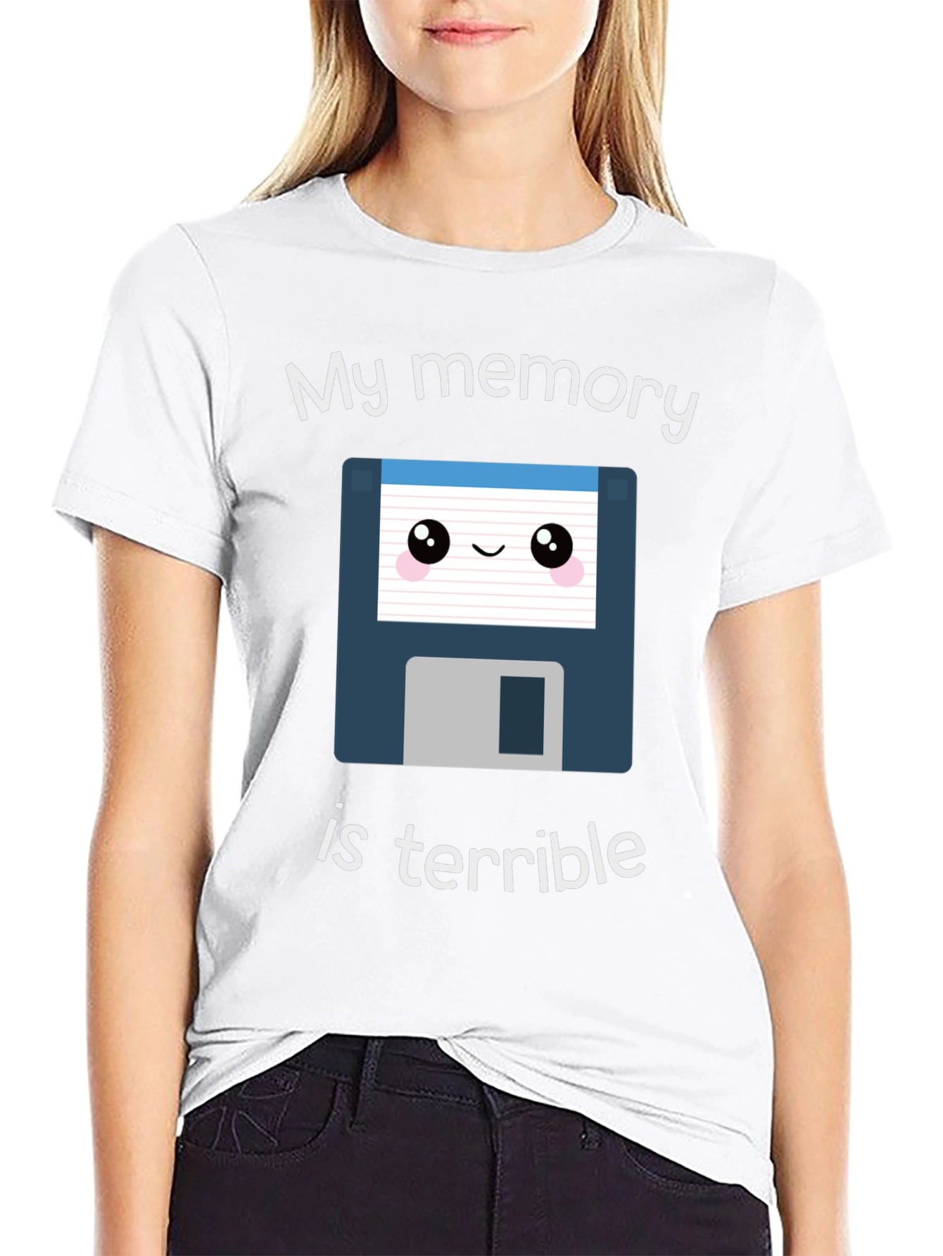 Black Funny 'My Memory is Terrible' T-Shirt view 9
