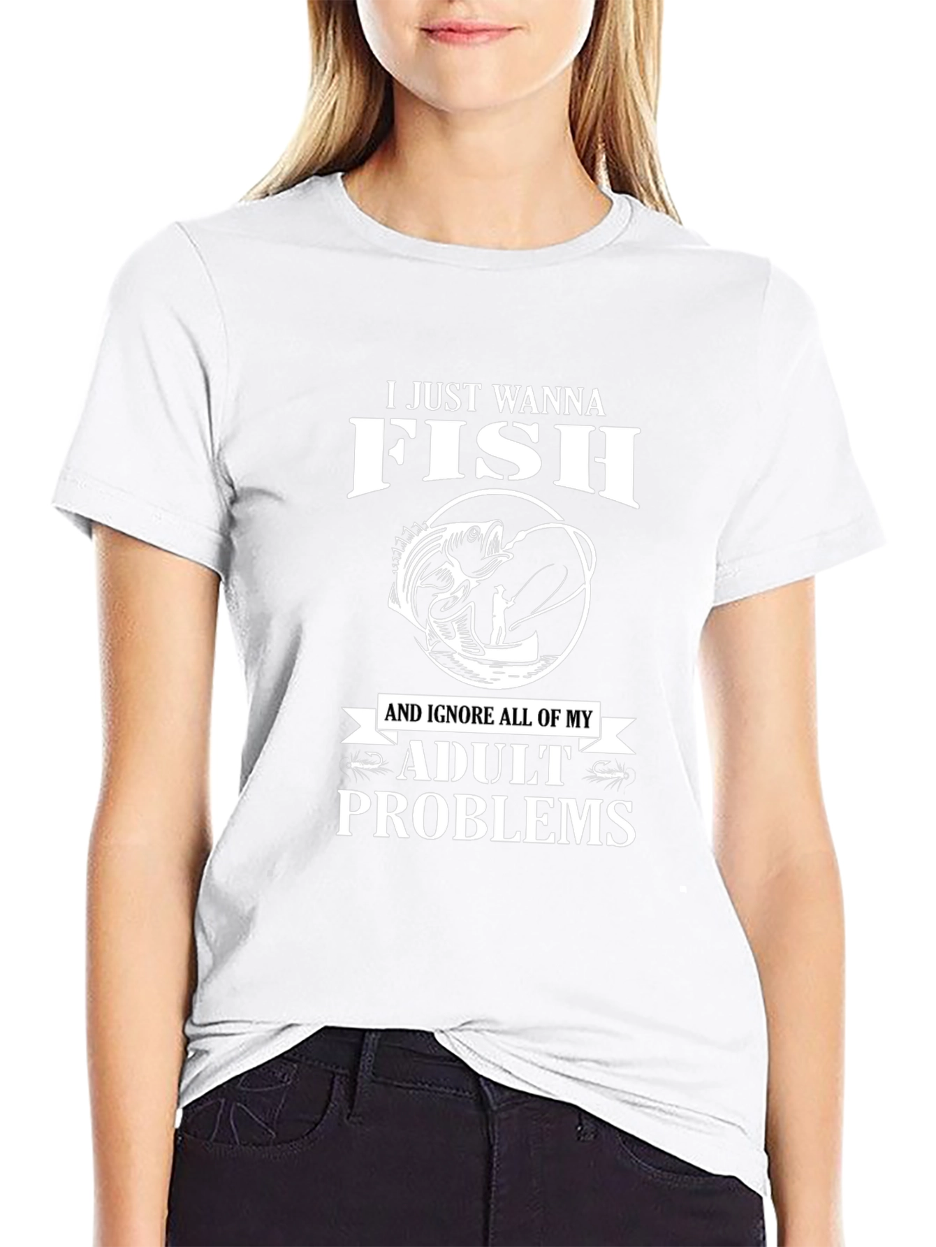 Funny Fishing T-Shirt - Adult Problems - 9