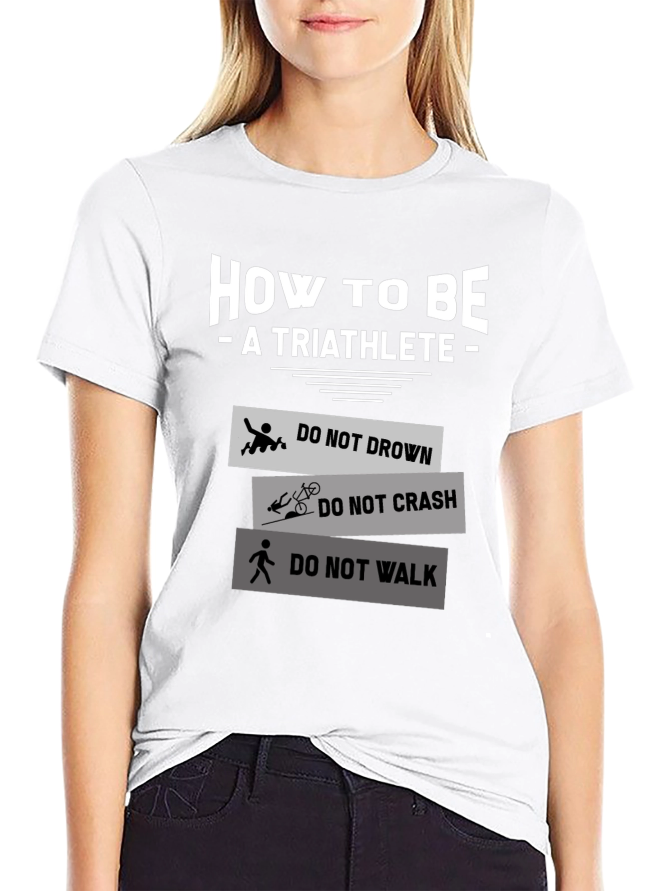 How to Be a Triathlete T-Shirt - 9