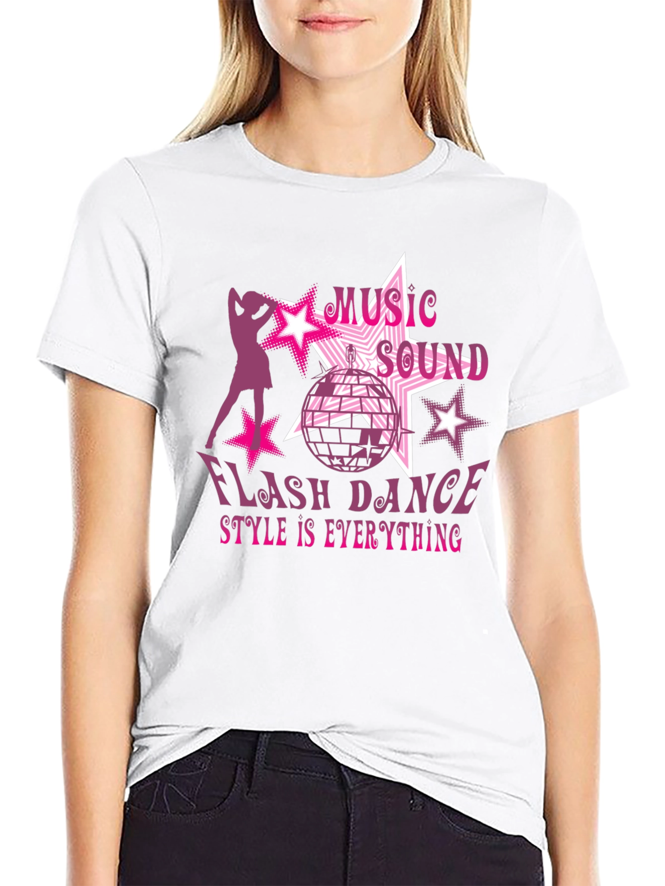 Black Flash Dance Graphic Tee - Style is Everything view 9
