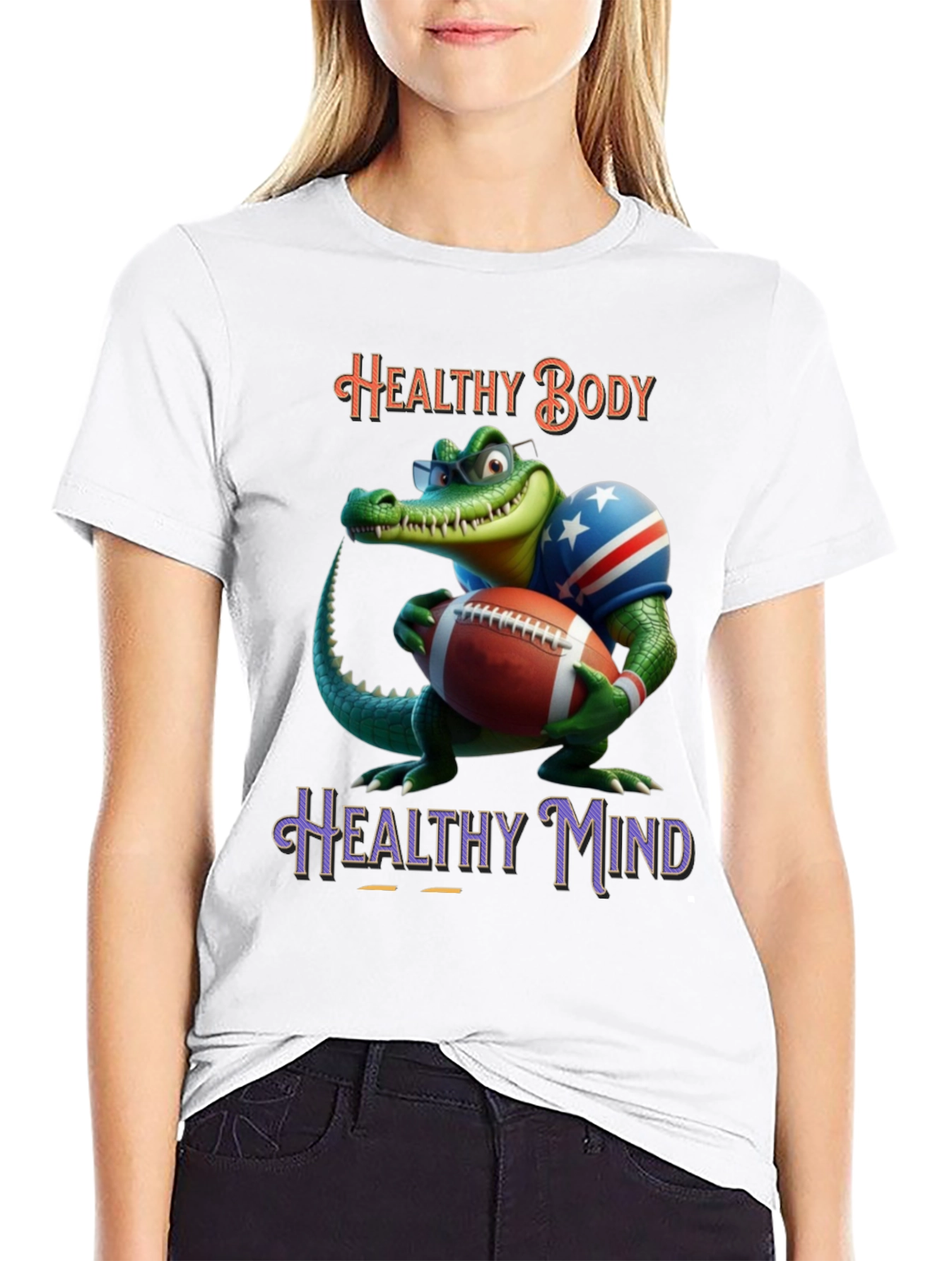 Healthy Body, Healthy Mind Gator Tee - 9