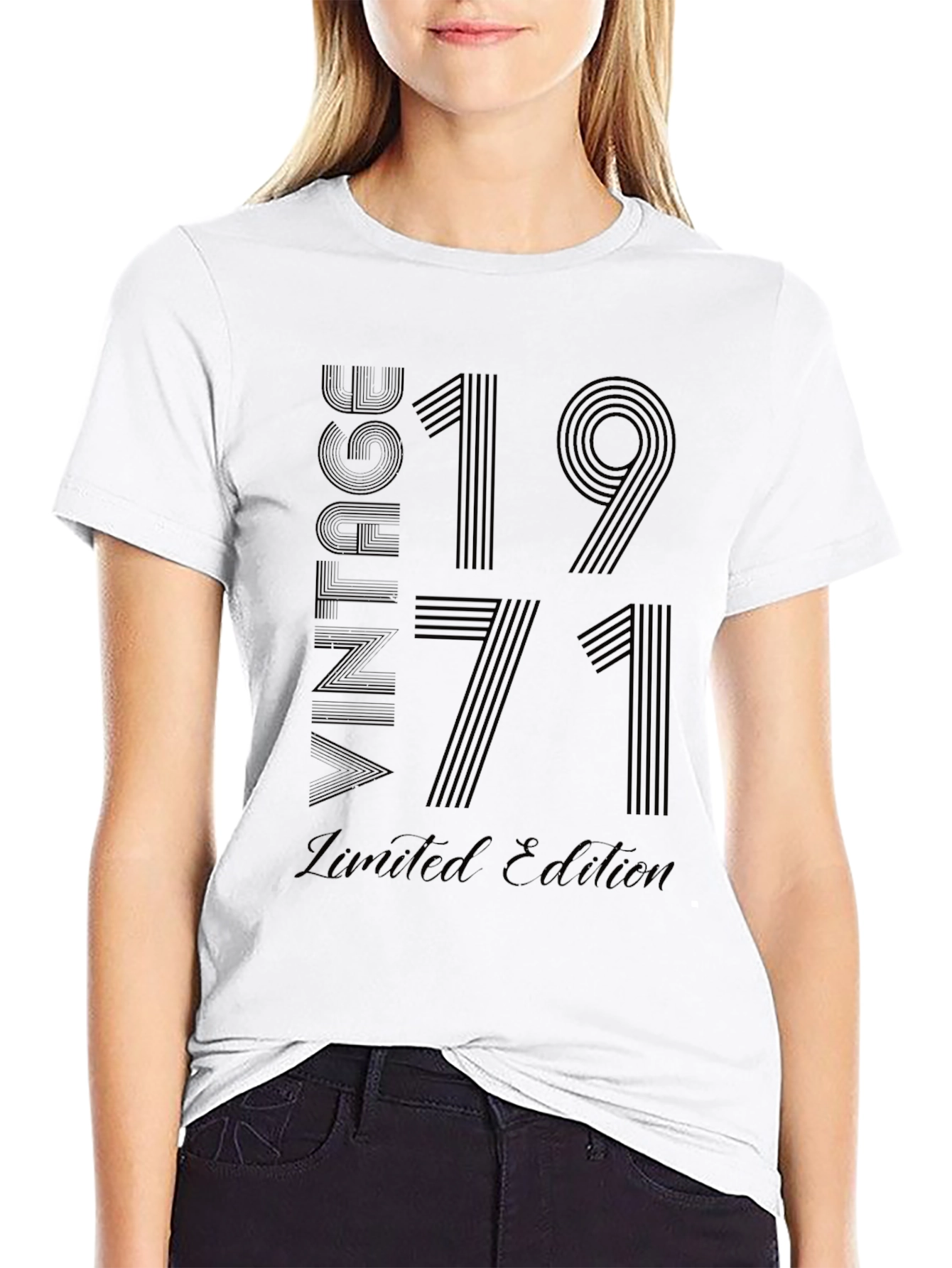 Black Vintage 1971 Limited Edition Black T-Shirt view 9