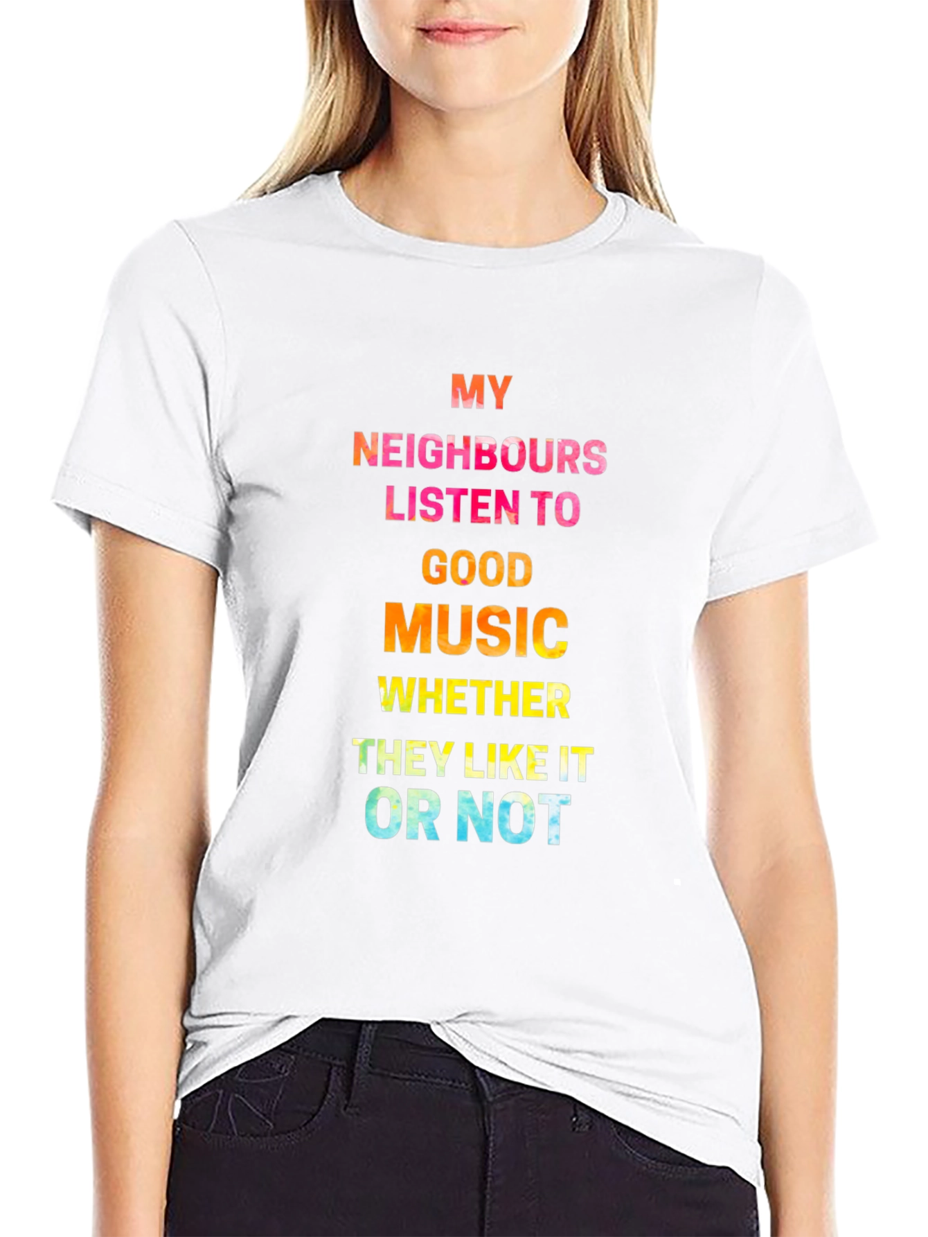 Black Funny Music Lover T-Shirt view 9