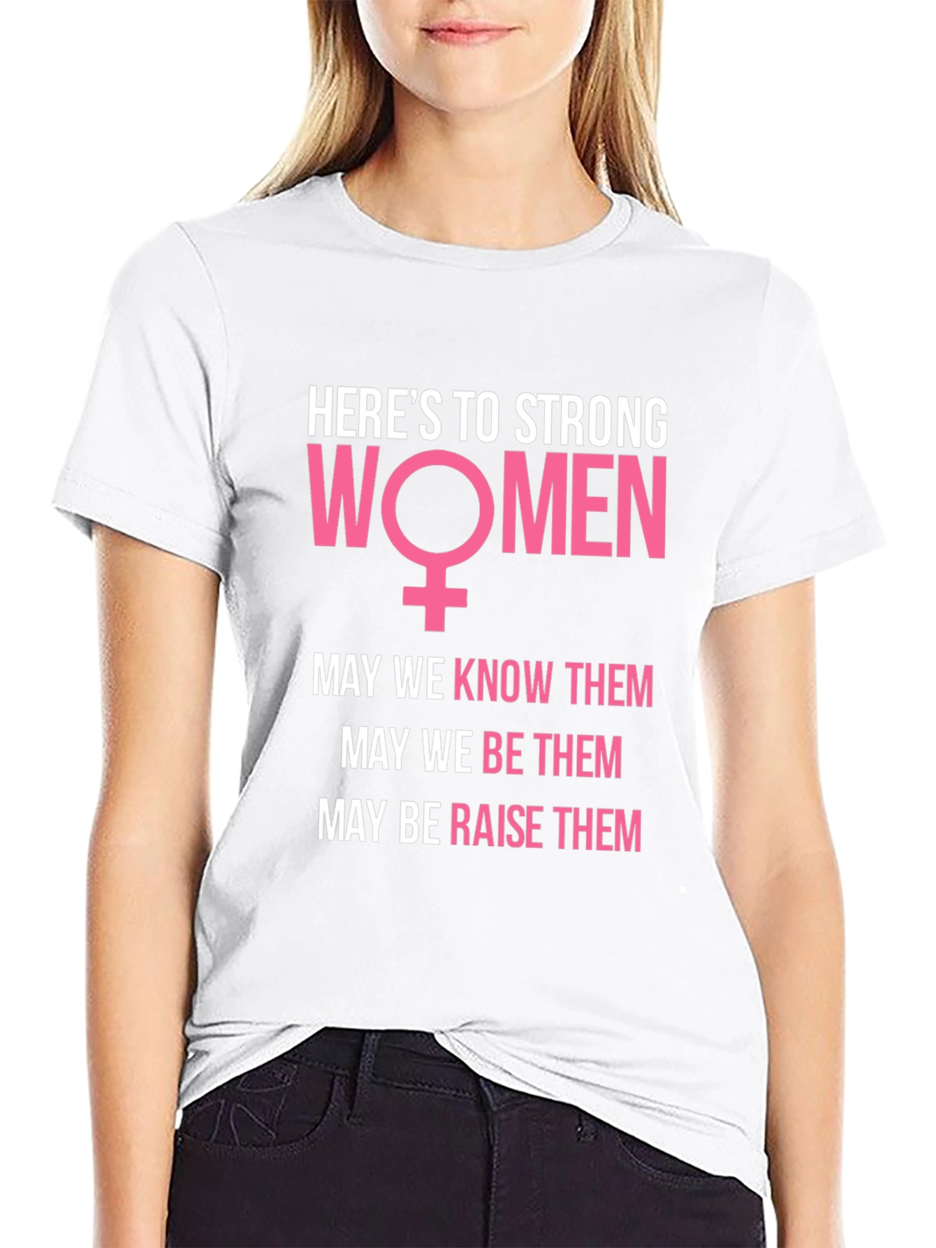 Black Strong Women Graphic T-Shirt - Empowering Feminism Tee view 9
